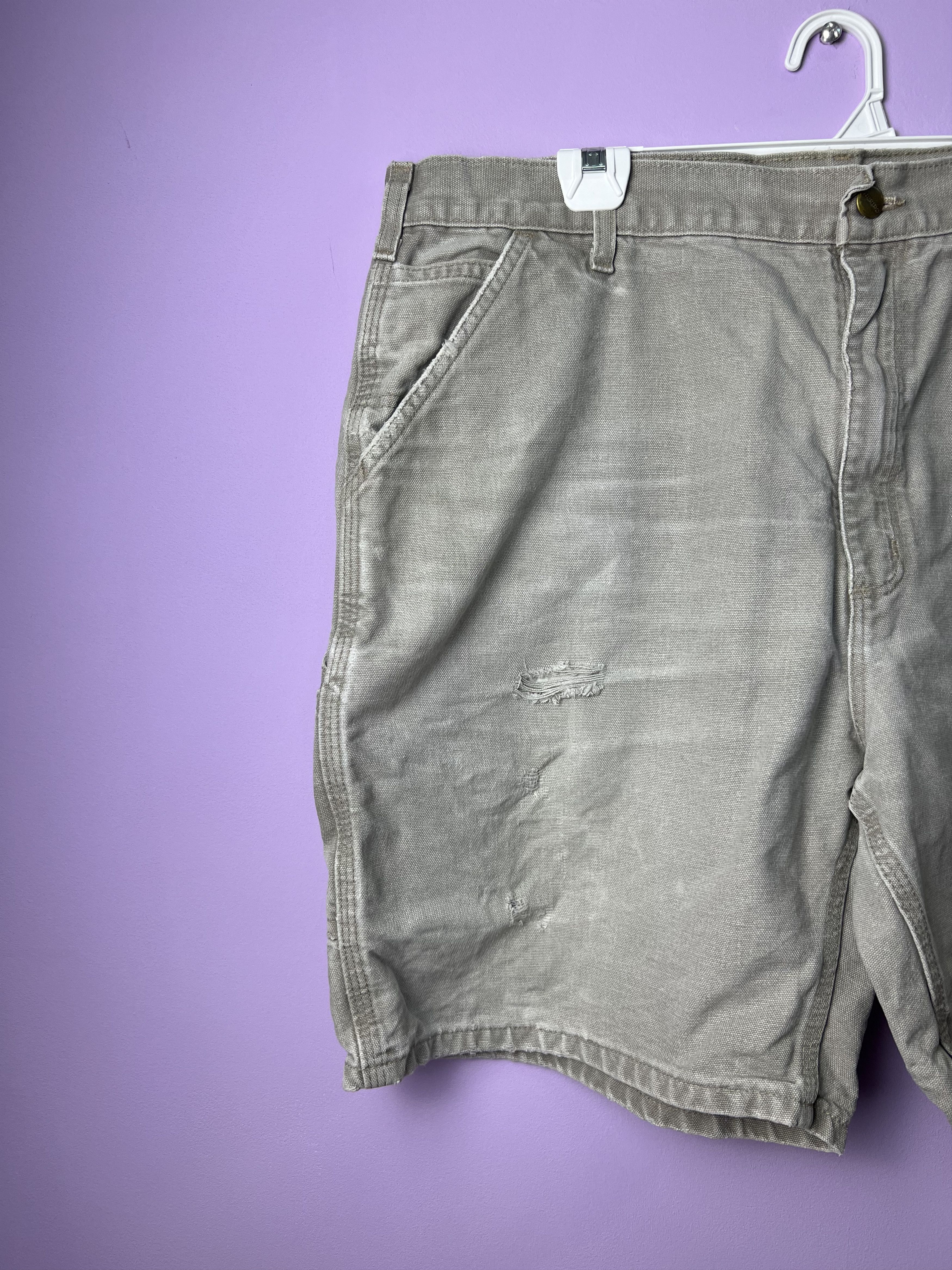 Carhartt 🔥Rare Distressed Vintage Carhartt Short Pants Size US 39 - 3 Thumbnail