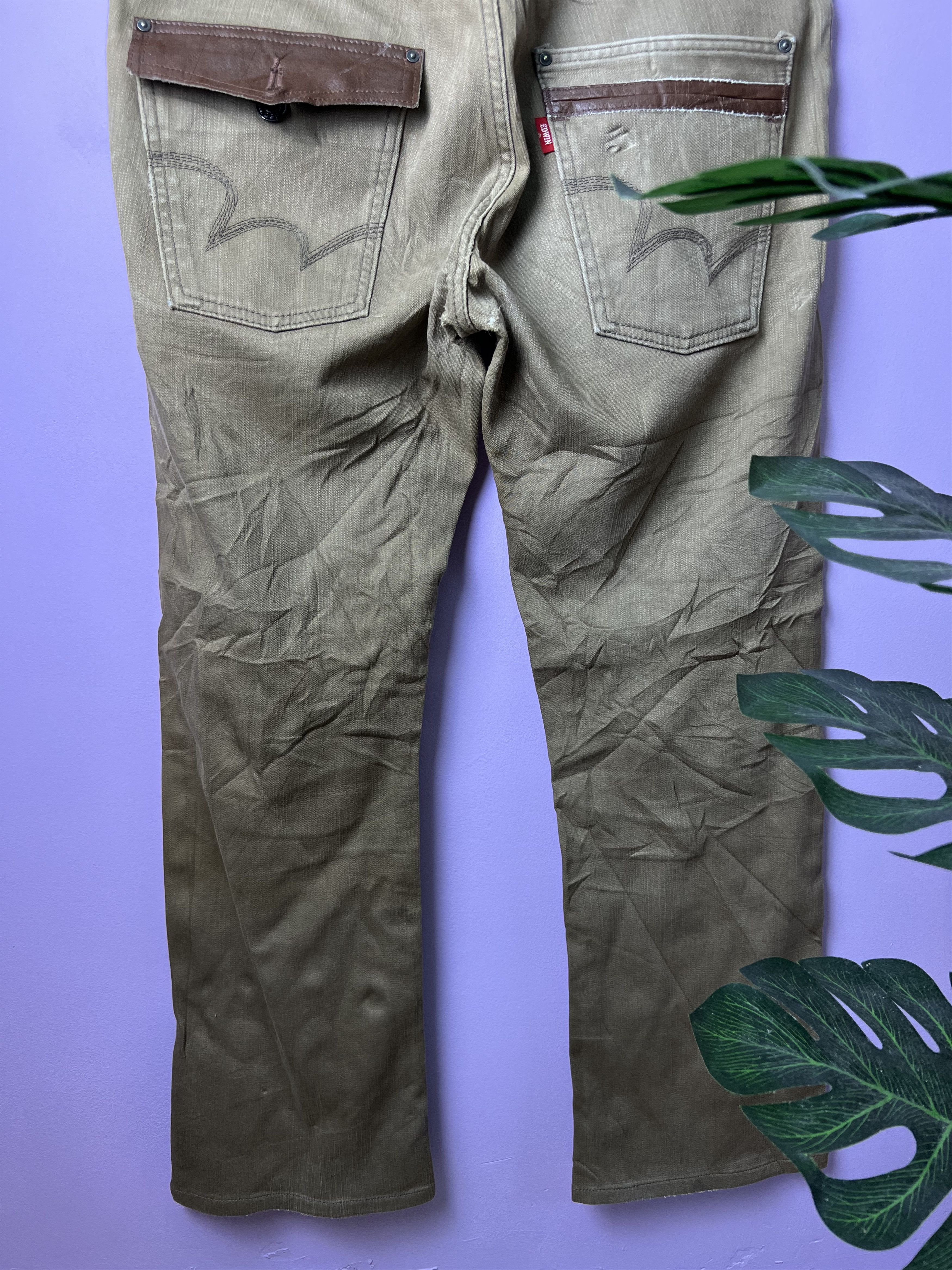 Edwin 🔥Edwin Stretchable Distressed Denim Size US 37 - 17 Thumbnail