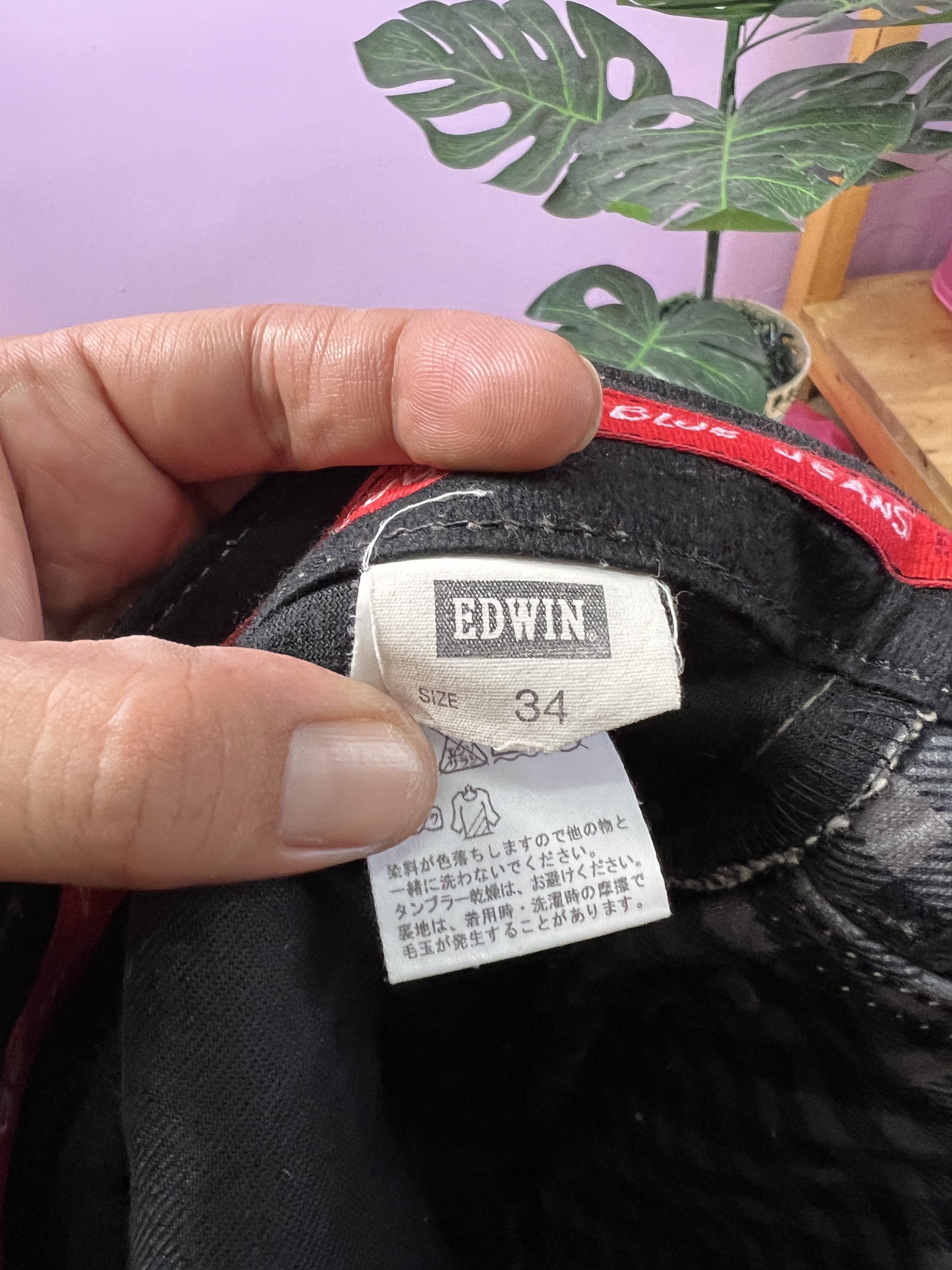 Edwin 🔥Edwin Stretchable Distressed Denim Size US 37 - 19 Thumbnail