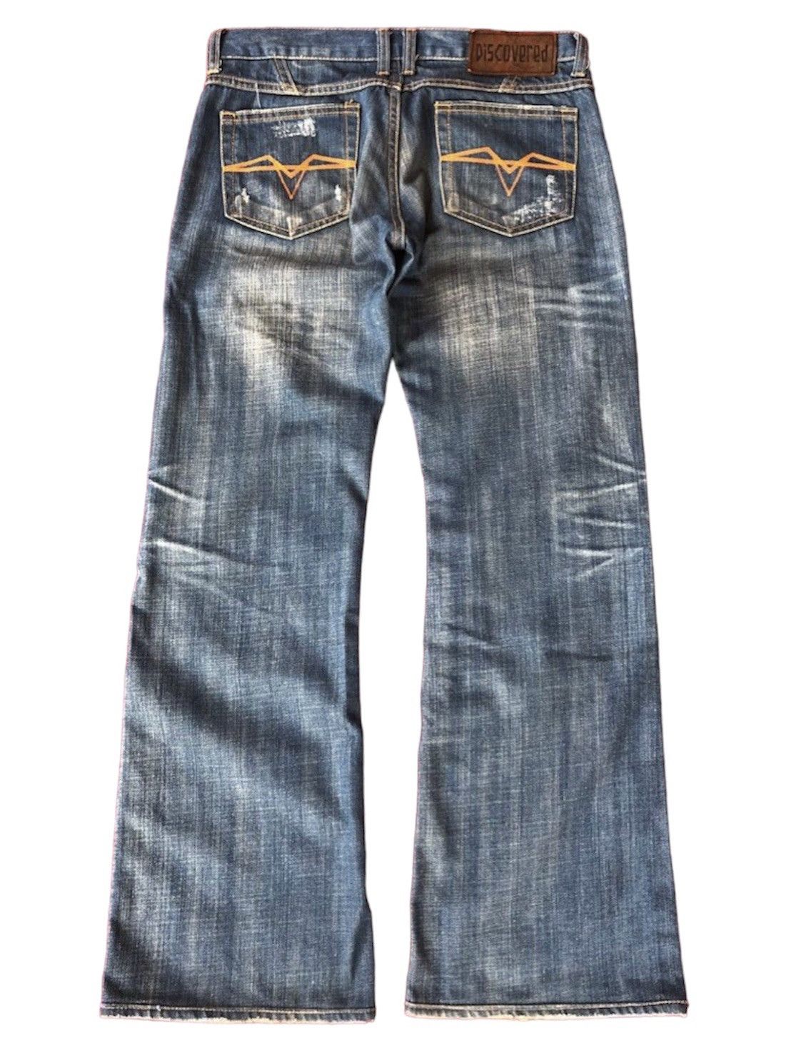 Isamu Katayama Backlash Low rise Discover Blue Denim Pants Size US 29 - 3 Thumbnail