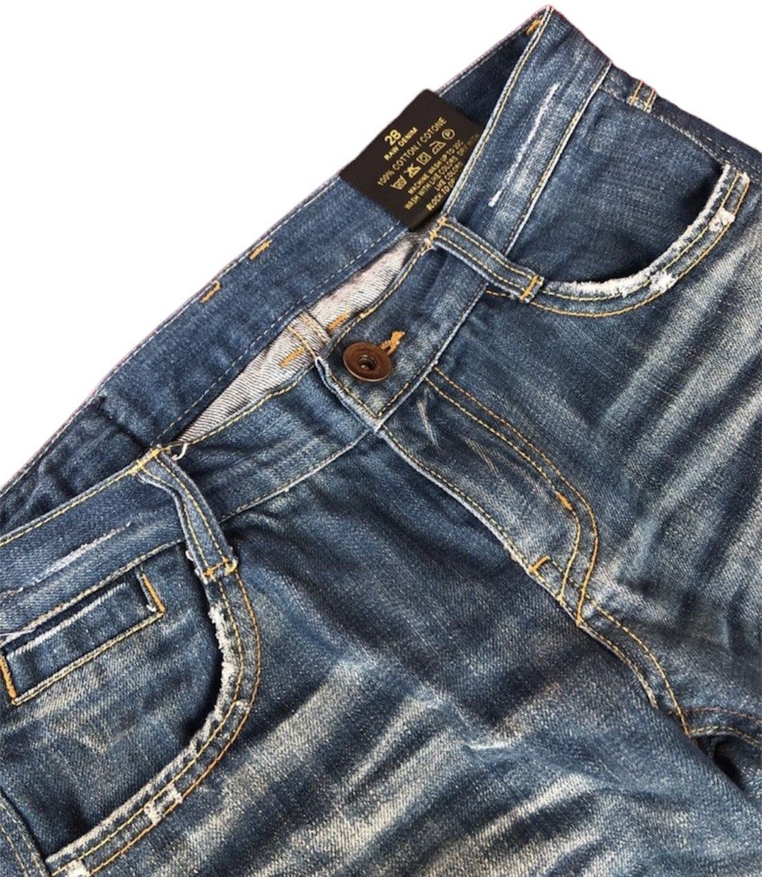 Isamu Katayama Backlash Low rise Discover Blue Denim Pants Size US 29 - 4 Thumbnail