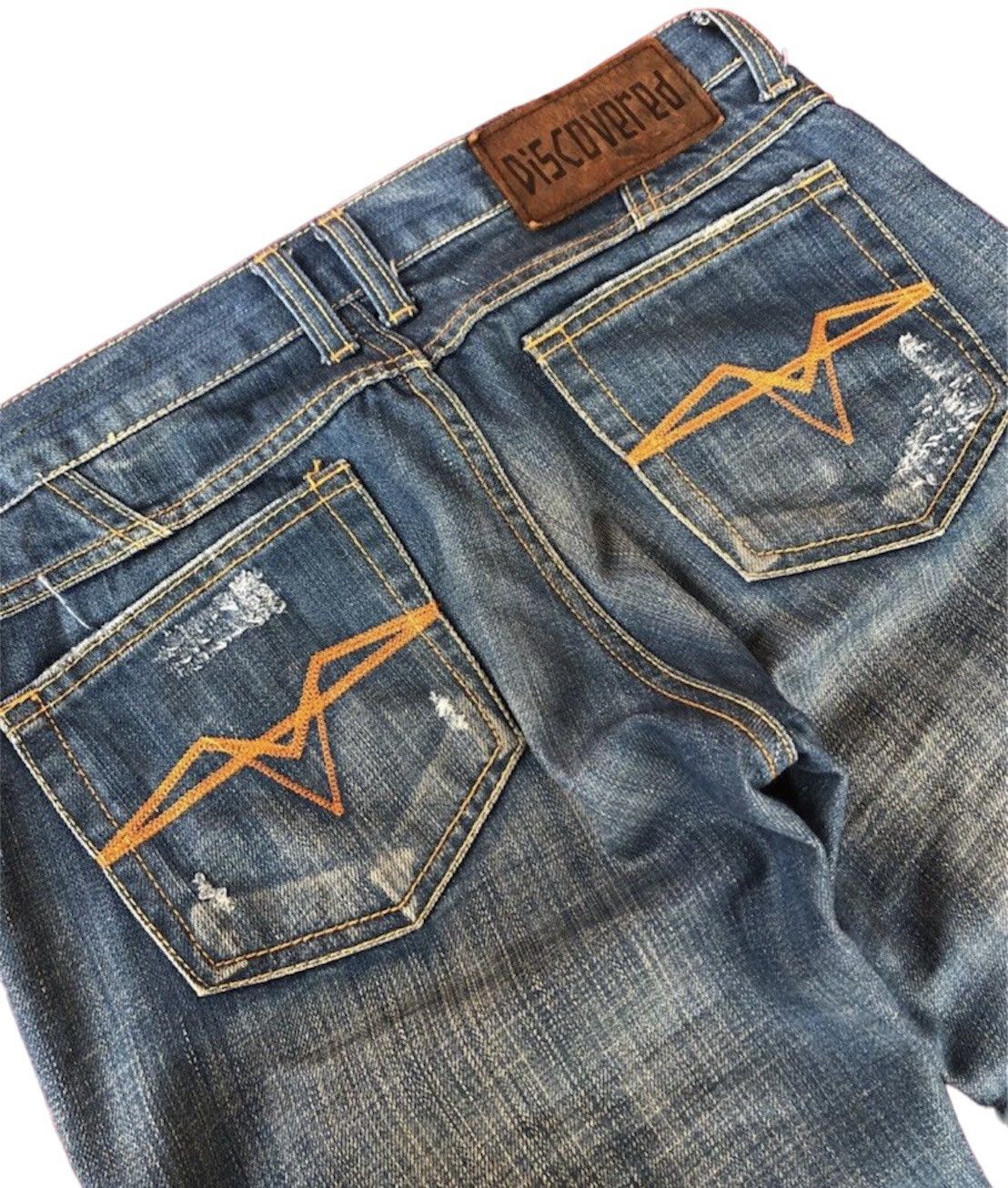 Isamu Katayama Backlash Low rise Discover Blue Denim Pants Size US 29 - 2 Thumbnail