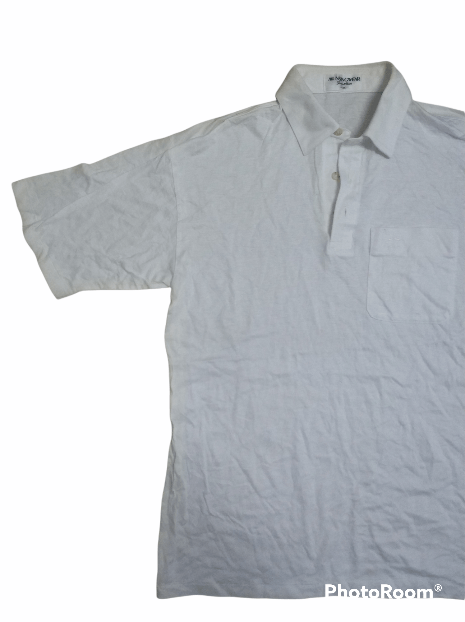 Grand Slam 🔥 Vintage White Single Stitch Grand Slam Polo Tees Size US M / EU 48-50 / 2 - 3 Thumbnail
