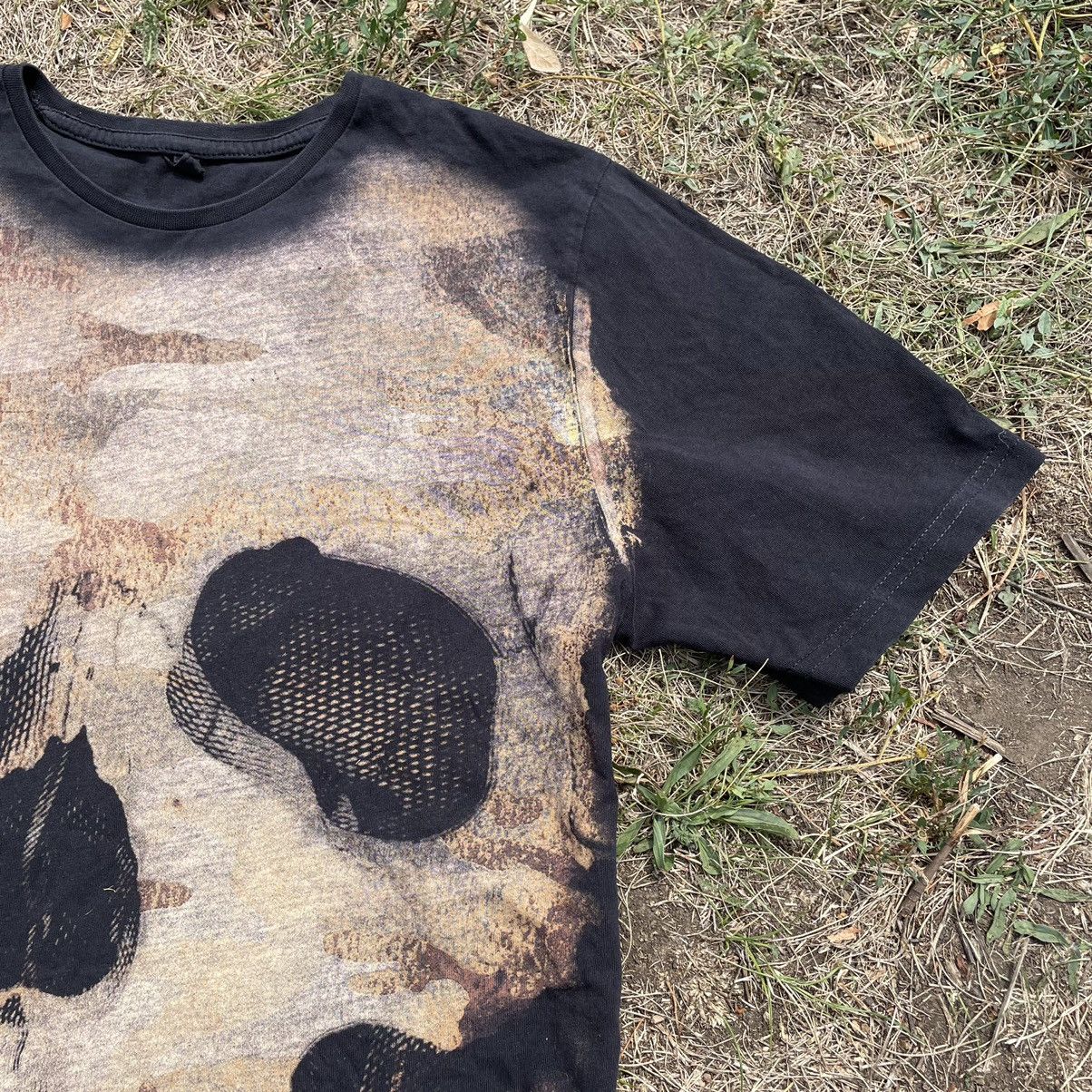 Vintage Vintage Y2K Sun Faded Skull Graphic Tee Grunge Black Slim M Size US M / EU 48-50 / 2 - 3 Thumbnail