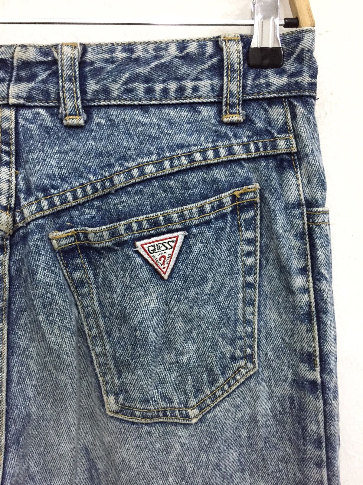 image of 90's Classic Guess Asap Rocky Acid Wash Denim in Blue Wash, Men's (Size 30)