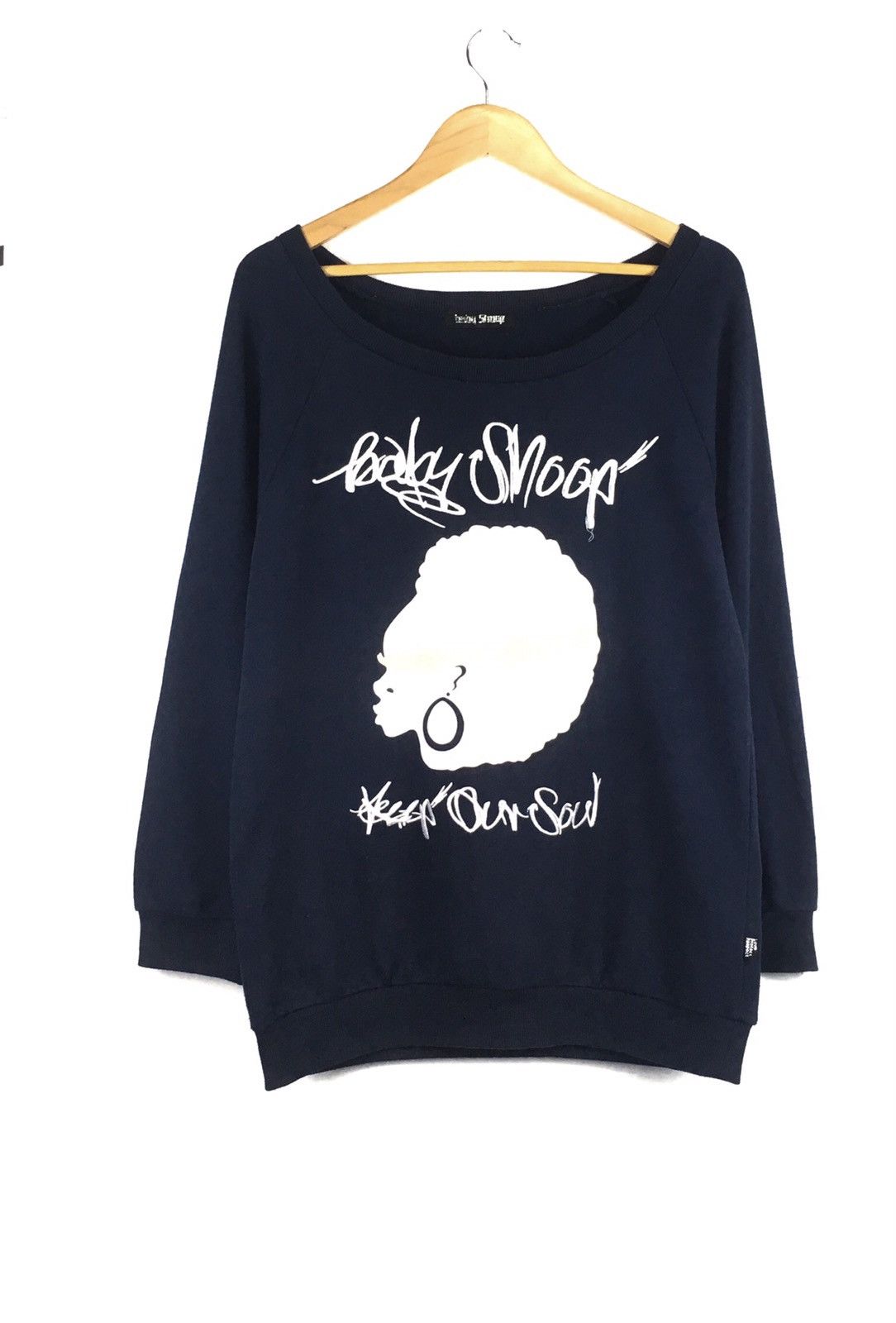 Baby Snoop SpellOut Big Head Logo Large Size Sweatshirt