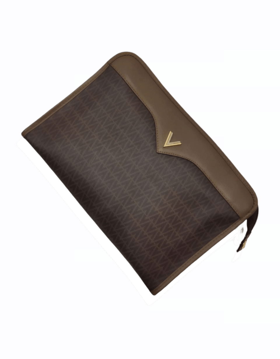 Mario Valentino Vintage MARIO VALENTINO Monogram Clutch Bag Size ONE SIZE - 1 Thumbnail