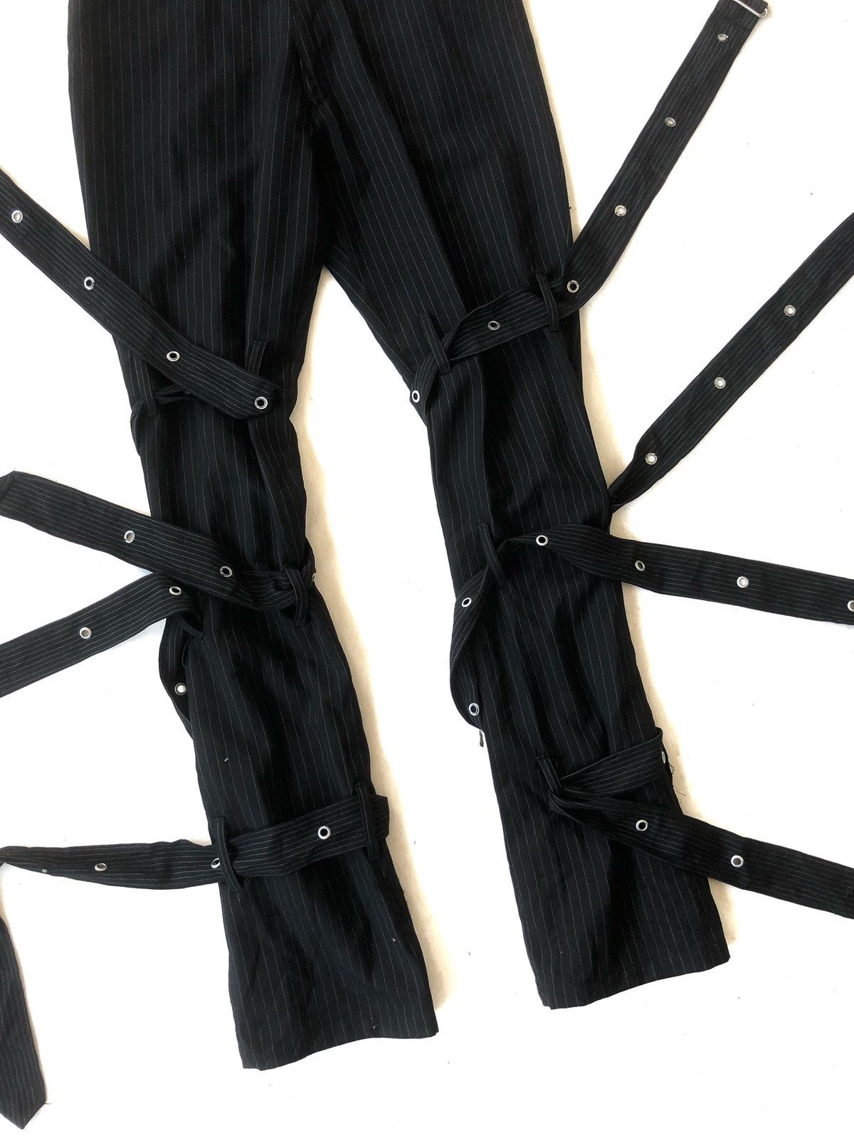 A.F.F.A. Vintage Acid Jazz Man 🇯🇵 Bondage Strap Punk Goth Pants Size US 30 / EU 46 - 2 Thumbnail