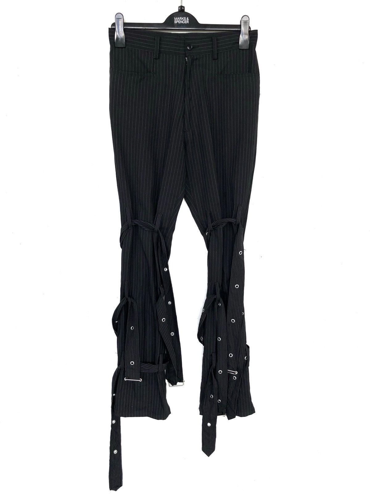 A.F.F.A. Vintage Acid Jazz Man 🇯🇵 Bondage Strap Punk Goth Pants Size US 30 / EU 46 - 3 Thumbnail