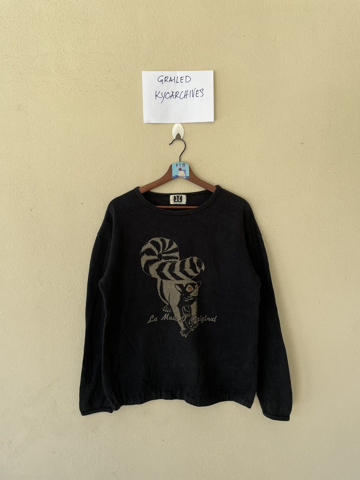 Vintage VINTAGE WORK DESIGN LEMUR SWEATSHIRT Size US M / EU 48-50 / 2 - 1 Thumbnail