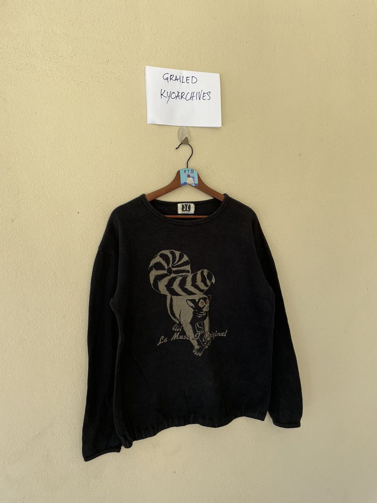 Vintage VINTAGE WORK DESIGN LEMUR SWEATSHIRT Size US M / EU 48-50 / 2 - 2 Thumbnail