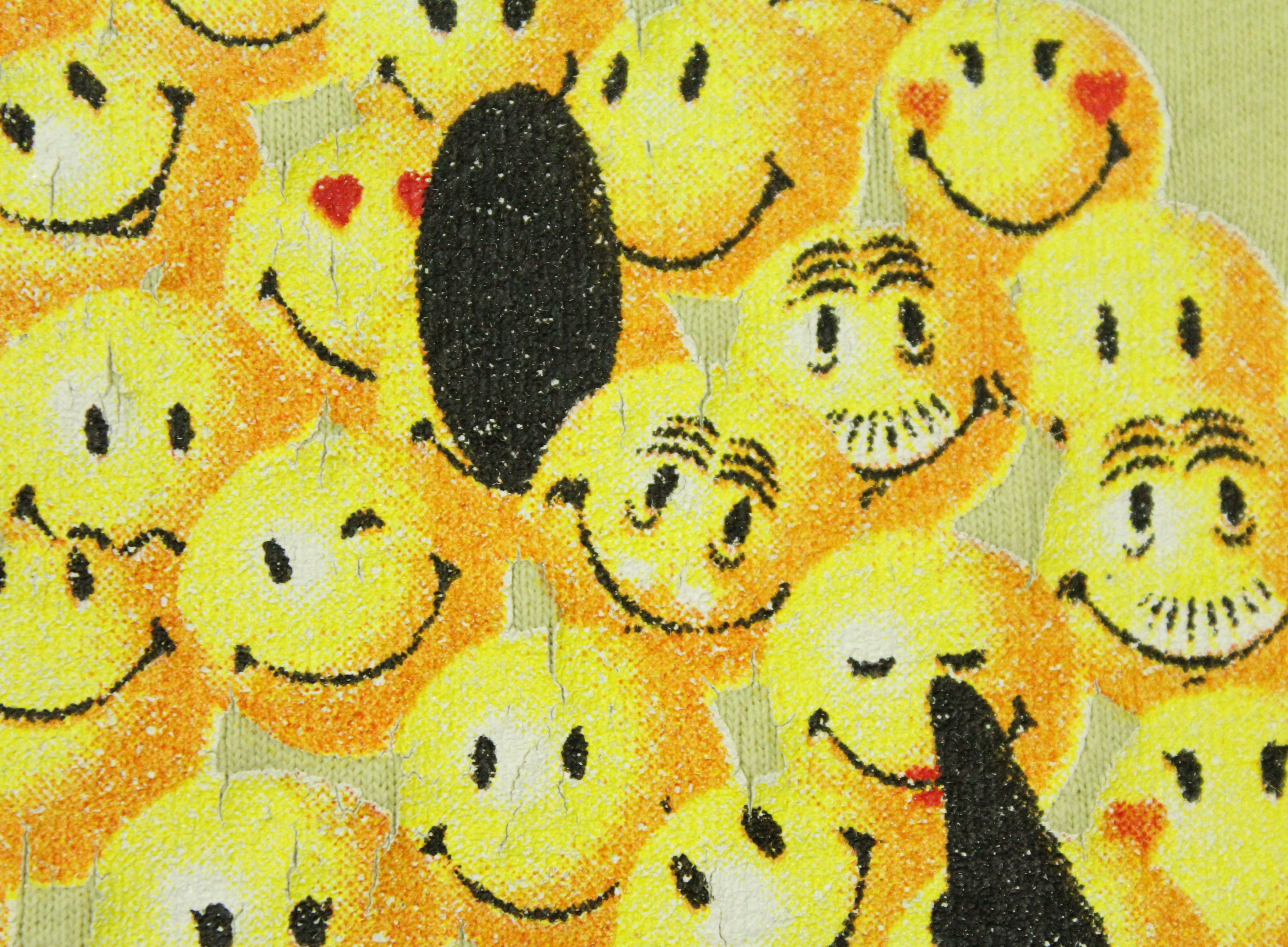 Vintage Vintage SMILEY T Shirt Peace And Love NO WAR Size US L / EU 52-54 / 3 - 7 Thumbnail