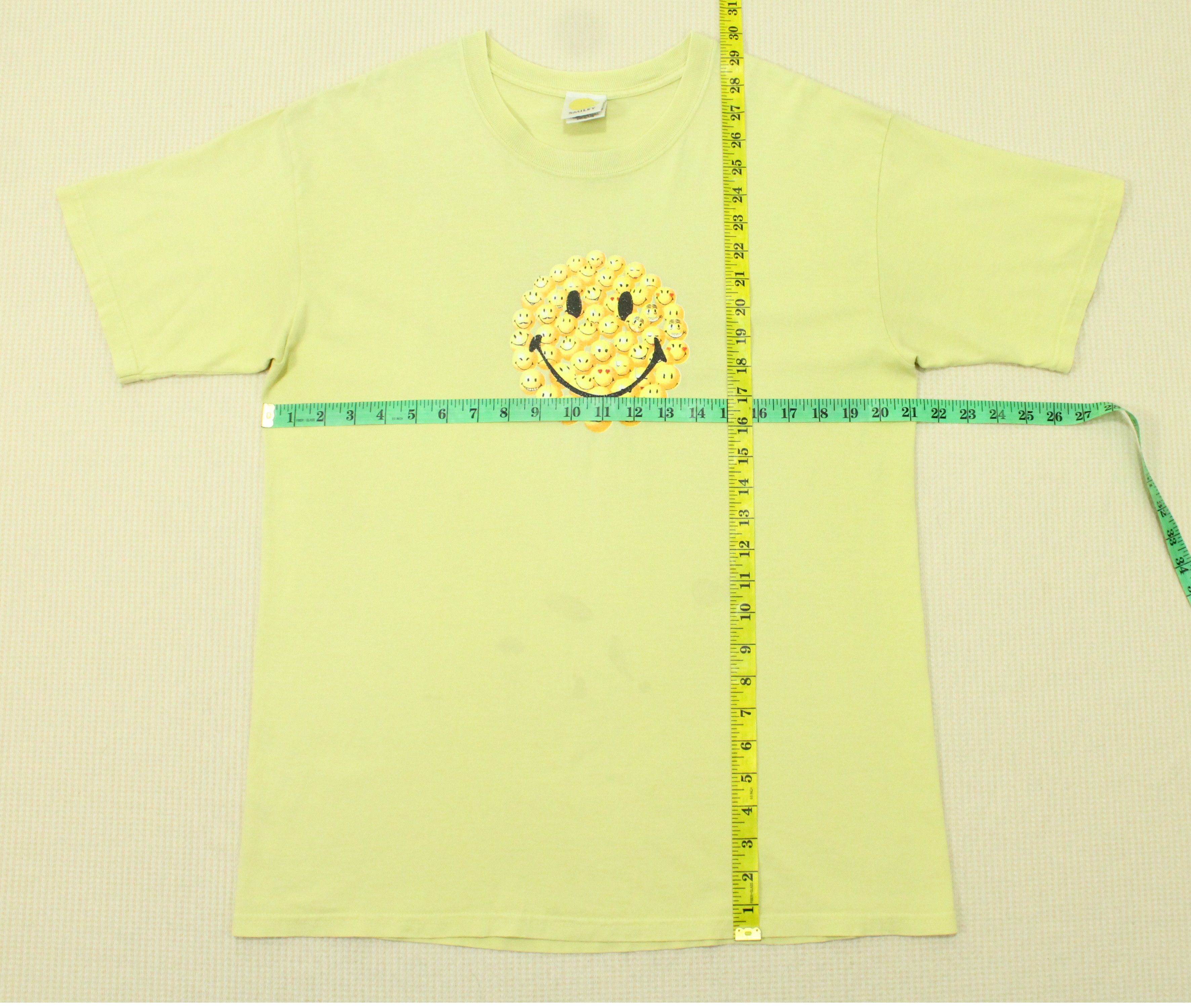 Vintage Vintage SMILEY T Shirt Peace And Love NO WAR Size US L / EU 52-54 / 3 - 11 Thumbnail