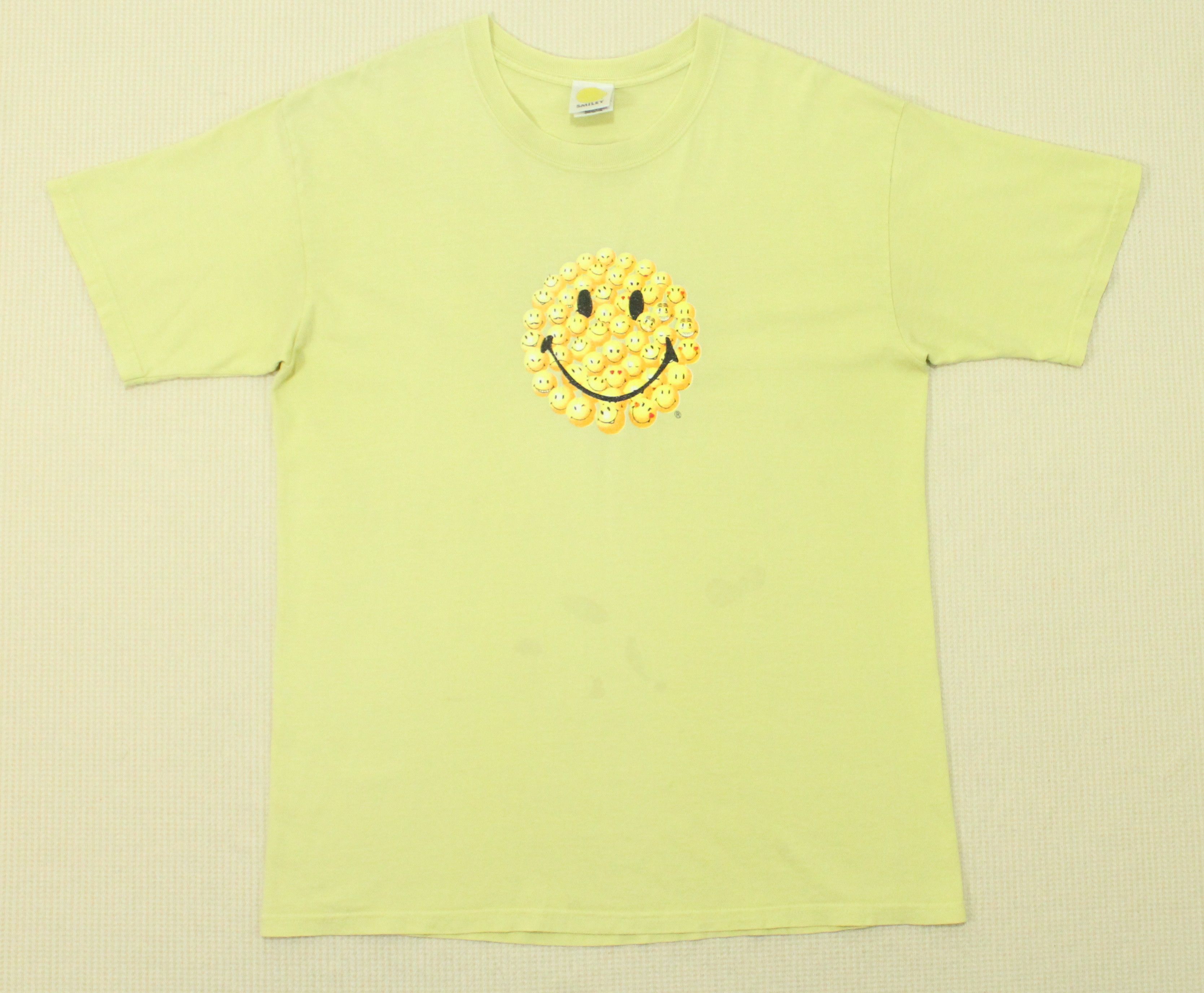 Vintage Vintage SMILEY T Shirt Peace And Love NO WAR Size US L / EU 52-54 / 3 - 5 Thumbnail