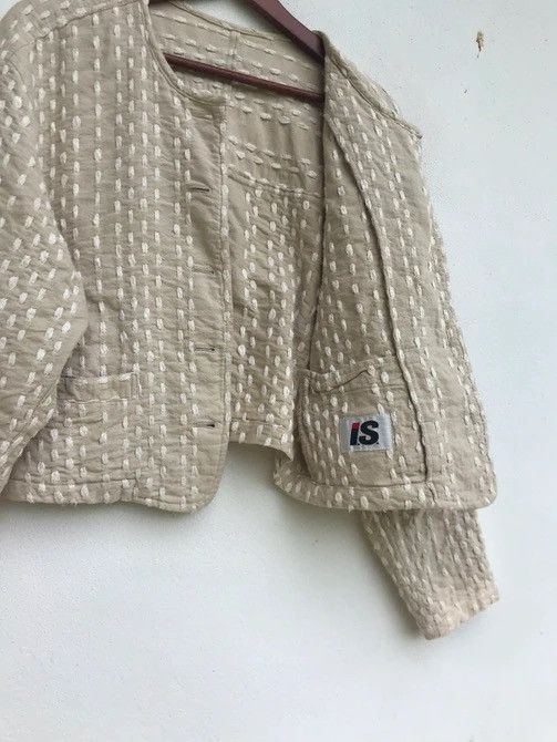 Issey Miyake 80s🔥Rare Issey Miyake Tsumori Chisato Cropped Jacket Size M / US 6-8 / IT 42-44 - 4 Thumbnail