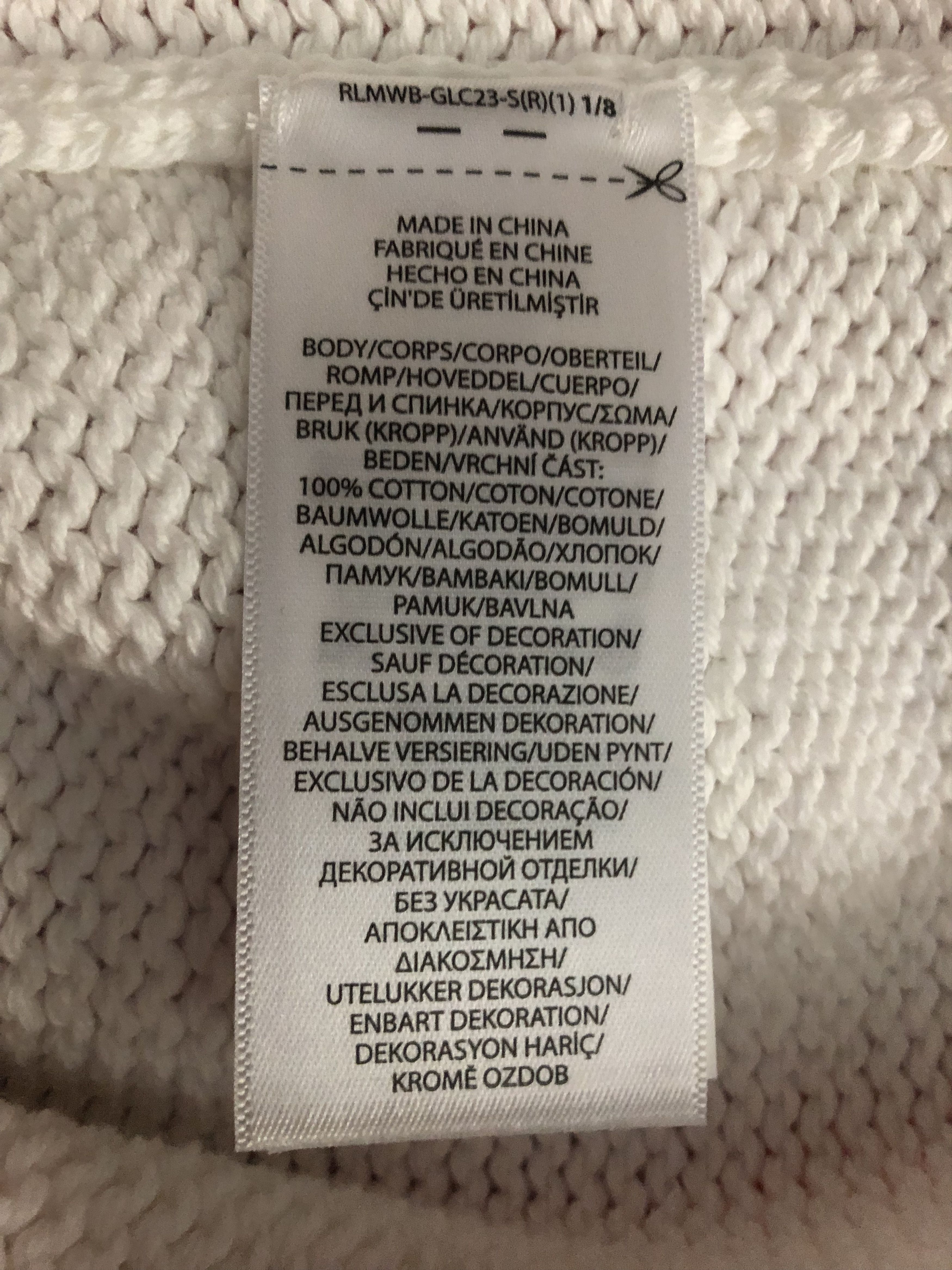 Polo Ralph Lauren Polo Ralph Lauren UNI Crest Cotton Knit Sweater XXL Size US XXL / EU 58 / 5 - 9 Thumbnail
