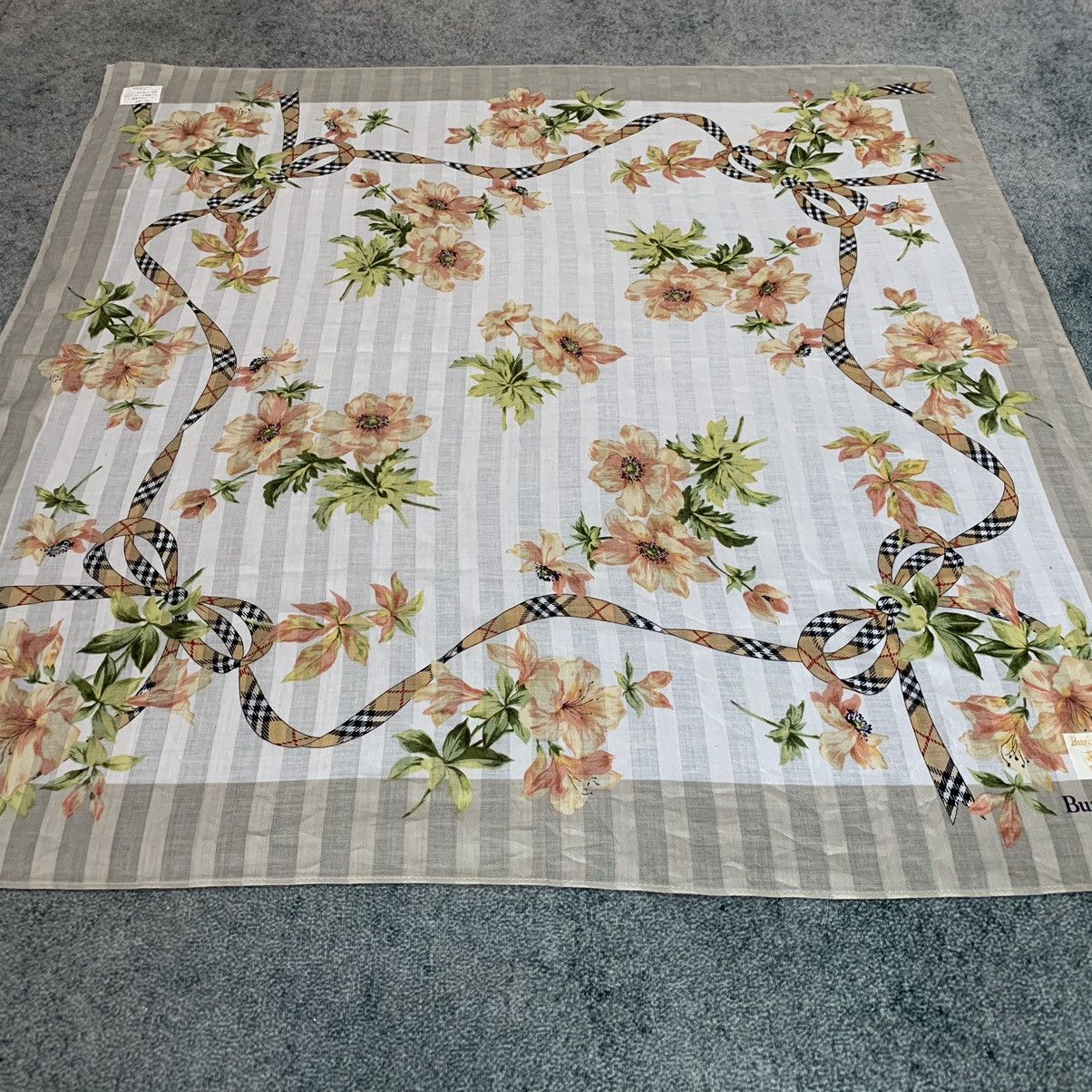 Burberry × Vintage Vintage Burberrys Handkerchief Neckerchief Bandana Size ONE SIZE - 3 Thumbnail