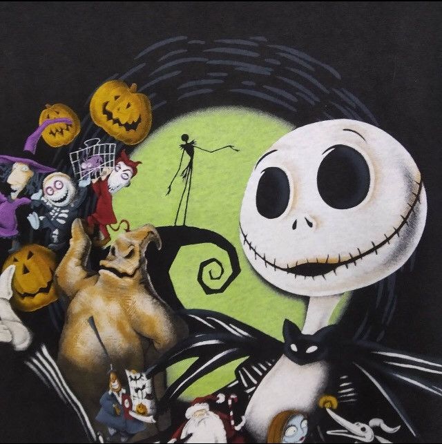 Expert Horror × Vintage Vintage Tim Burtons Movie Nightmare Before Christmas Size US S / EU 44-46 / 1 - 4 Thumbnail