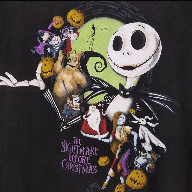 Expert Horror × Vintage Vintage Tim Burtons Movie Nightmare Before Christmas Size US S / EU 44-46 / 1 - 3 Thumbnail