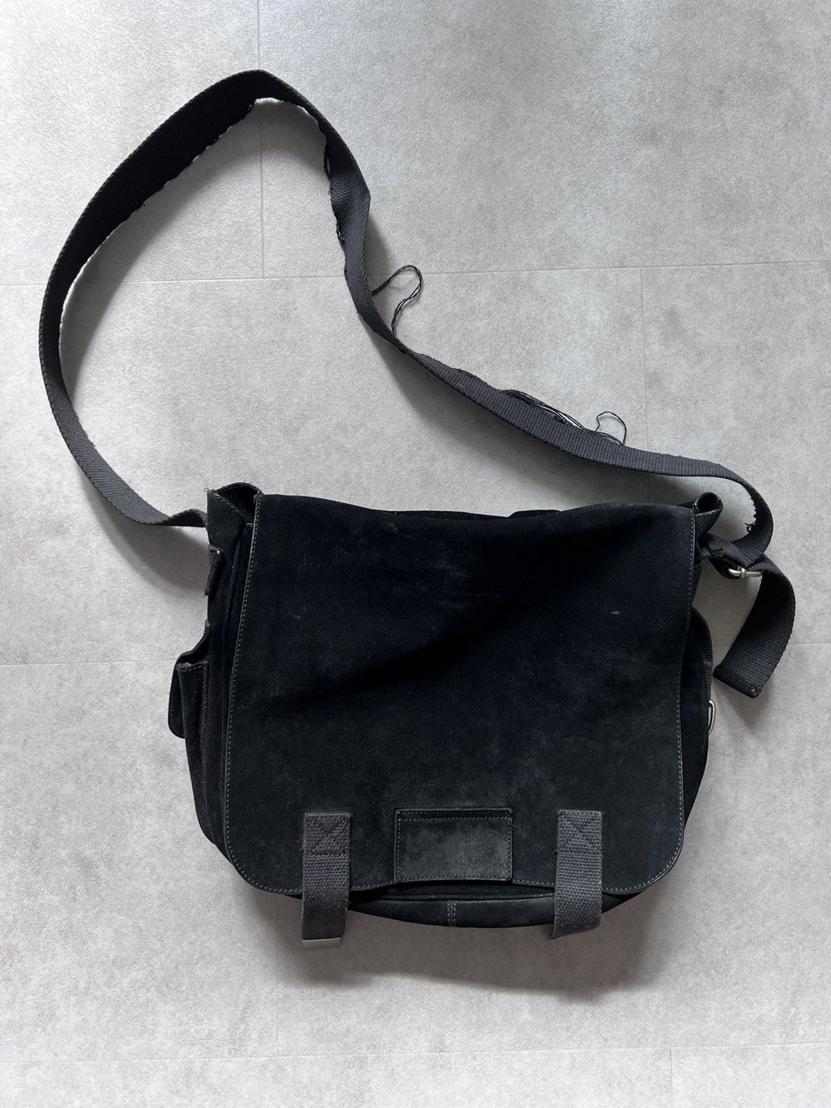 Dior × Hedi Slimane AW04 VOTC Suede Bag | Grailed