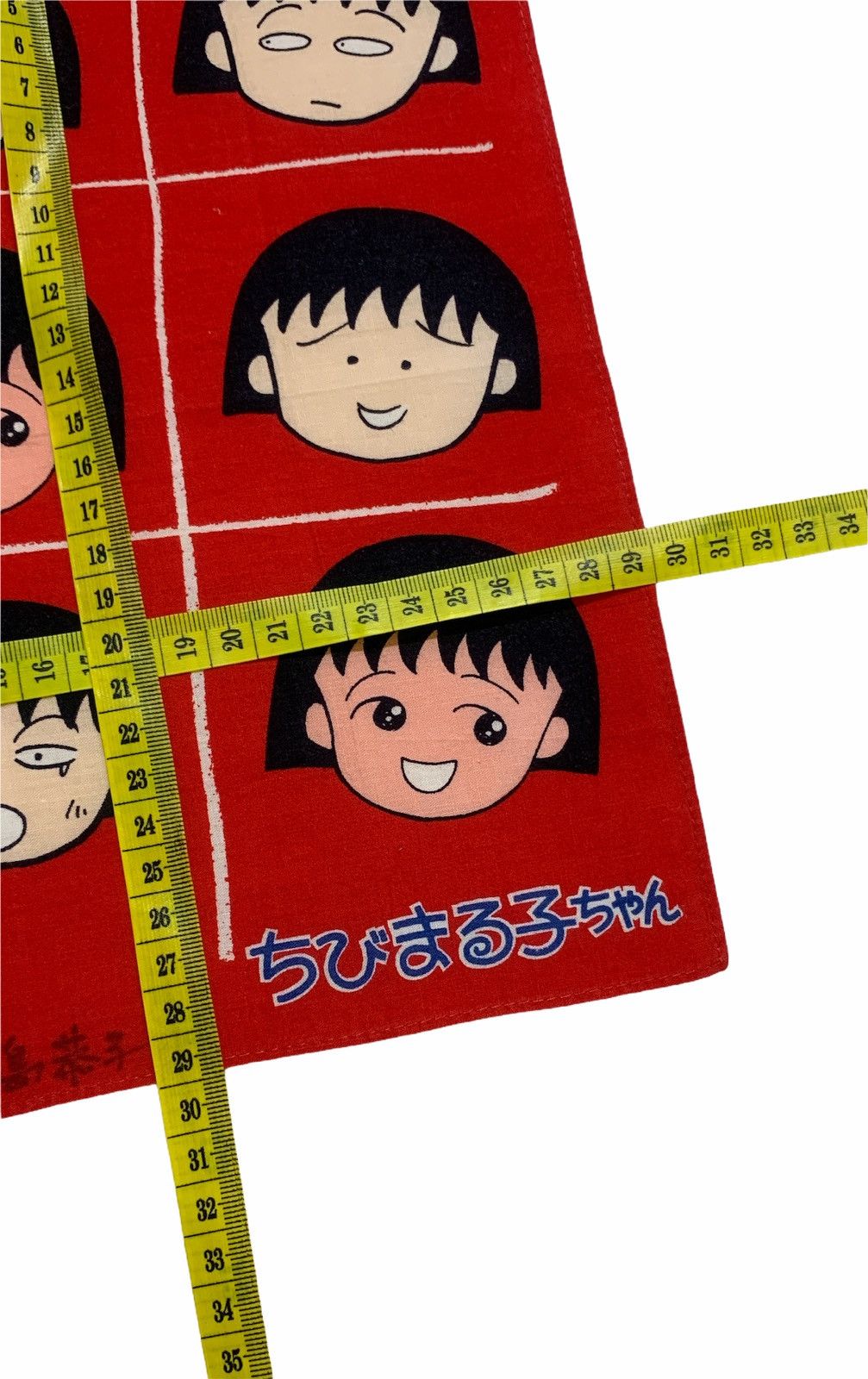 Anime × Japanese Brand Chibi Maruko Chan Handkerchief Bandana Turban Pocketsquare Size ONE SIZE - 4 Thumbnail