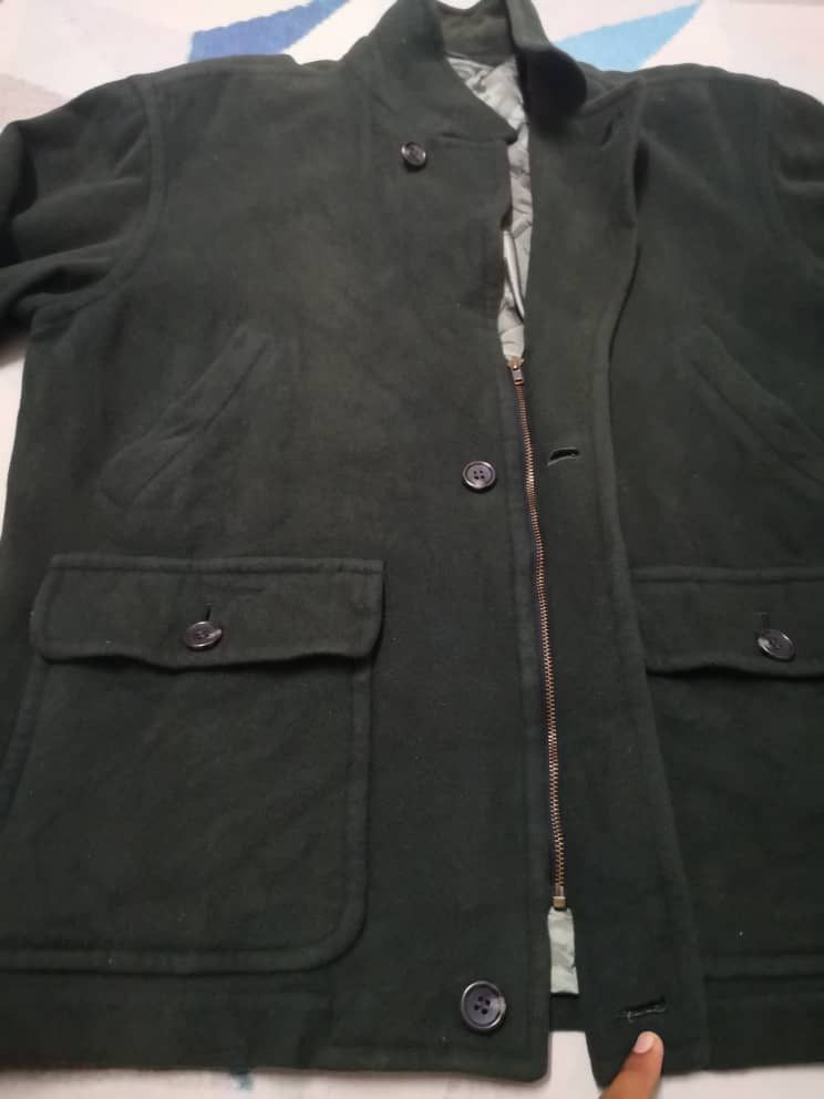 Calvin Klein × Designer Vintage Calvin Klien Wool Zip Up Jacket Size US M / EU 48-50 / 2 - 3 Thumbnail