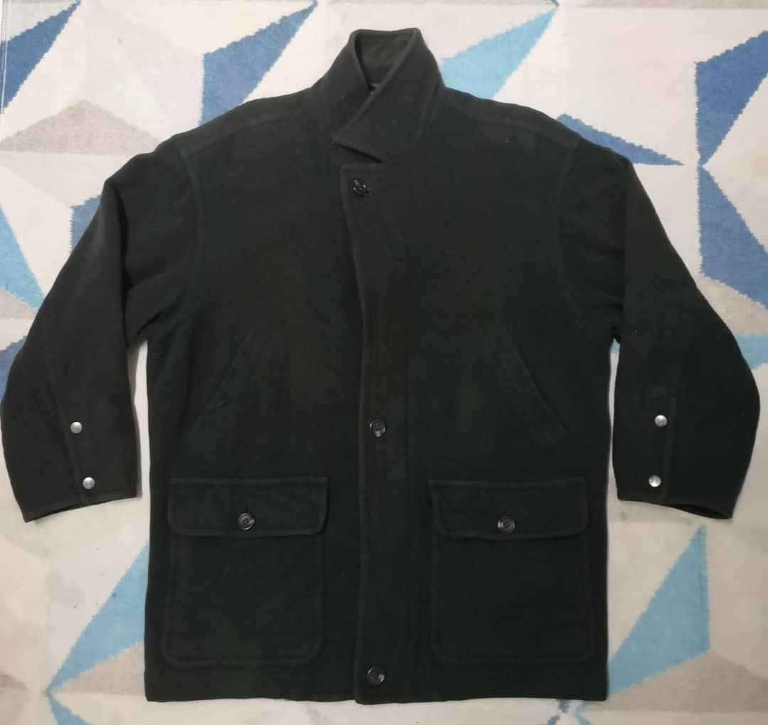 Calvin Klein × Designer Vintage Calvin Klien Wool Zip Up Jacket Size US M / EU 48-50 / 2 - 1 Thumbnail