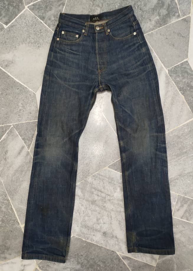 image of A P C Selvedge Jean in Blue, Women's (Size 26)