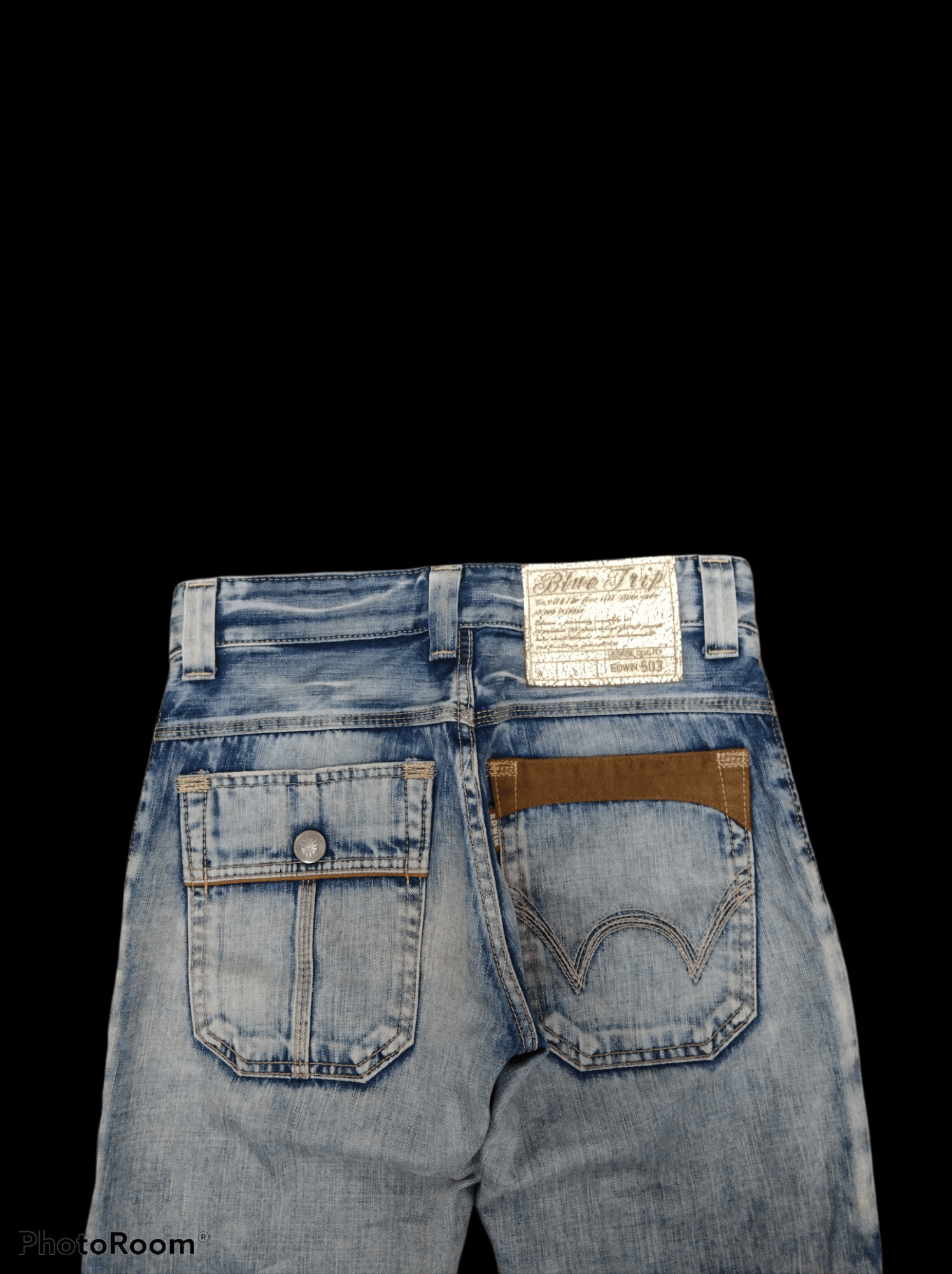 Other DISTRESSED TACTICAL EDWIN BLUE TRIP MADE IN JAPAN Size US 29 - 4 Thumbnail
