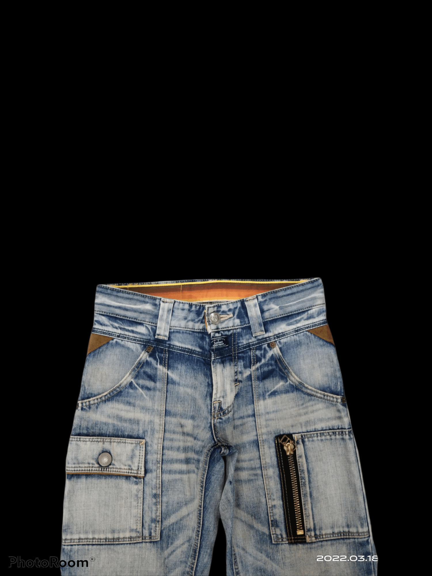 Other DISTRESSED TACTICAL EDWIN BLUE TRIP MADE IN JAPAN Size US 29 - 3 Thumbnail