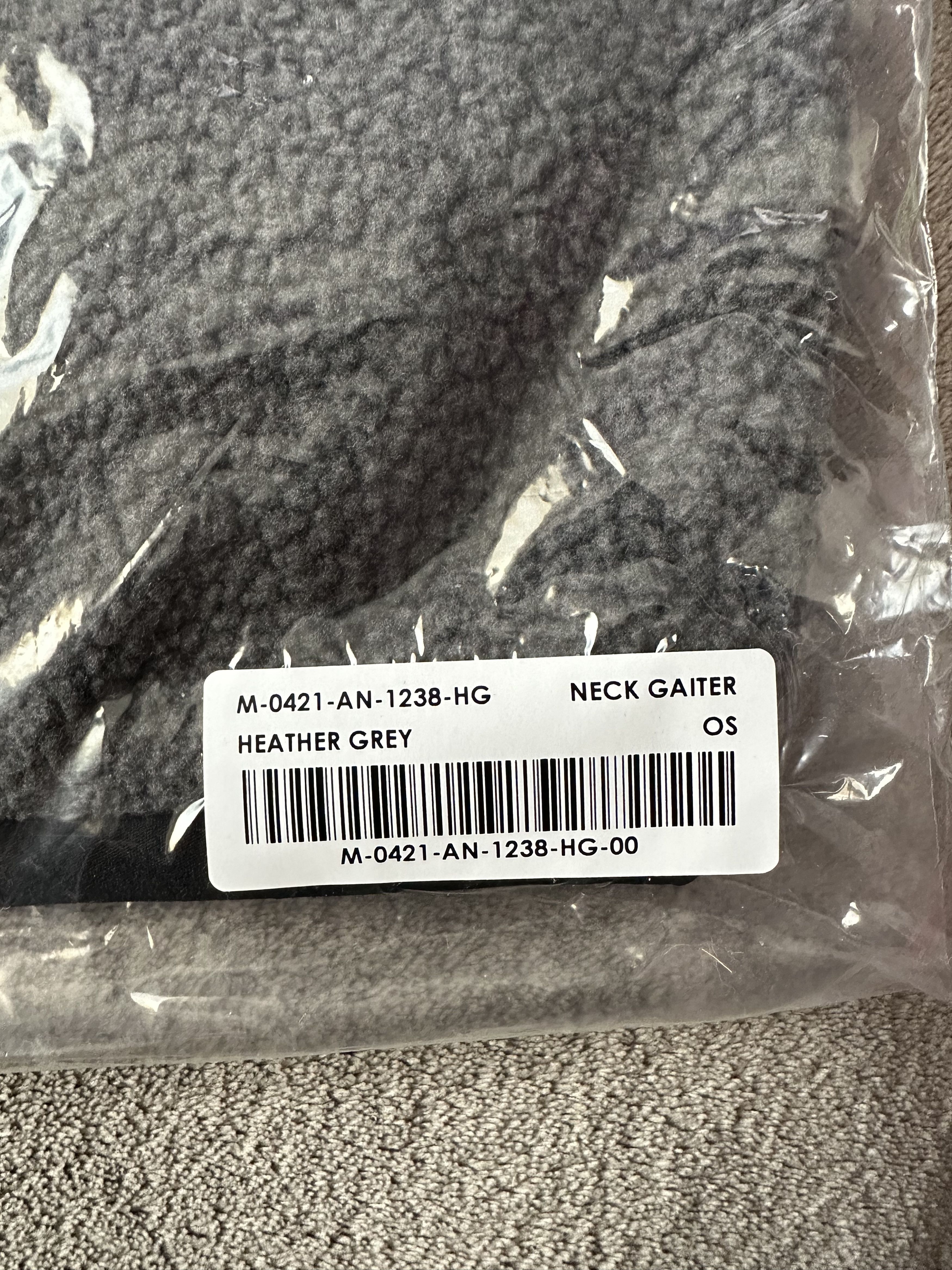October's Very Own × Polartec OVO x Polartec Grey Fleece Neck Warmer (new with tags) RARE Size ONE SIZE - 4 Thumbnail