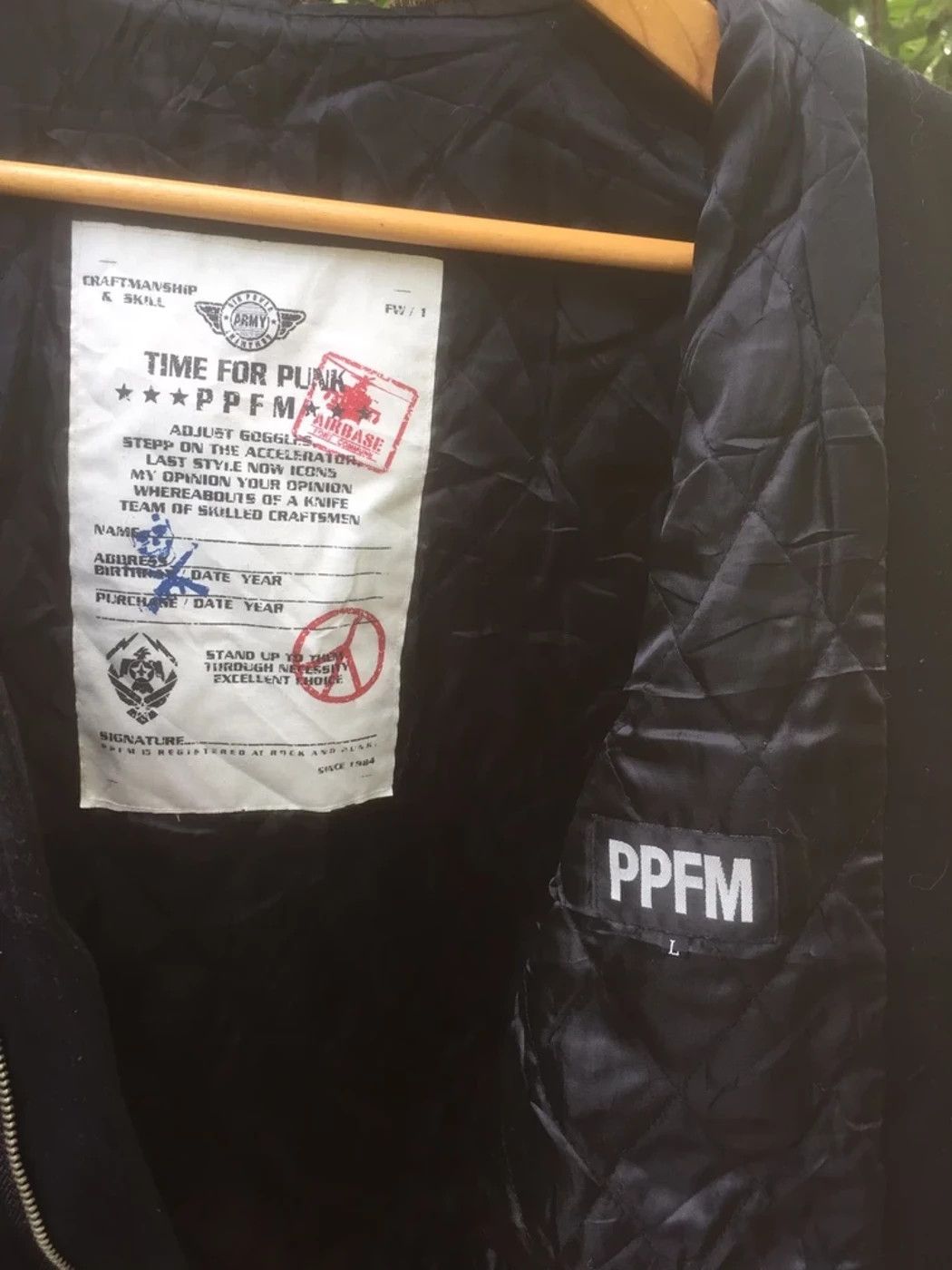 PPFM HEAT🔥 RARE SEDITIONARIES PUNK JACKET BY PPFM Size US M / EU 48-50 / 2 - 10 Thumbnail