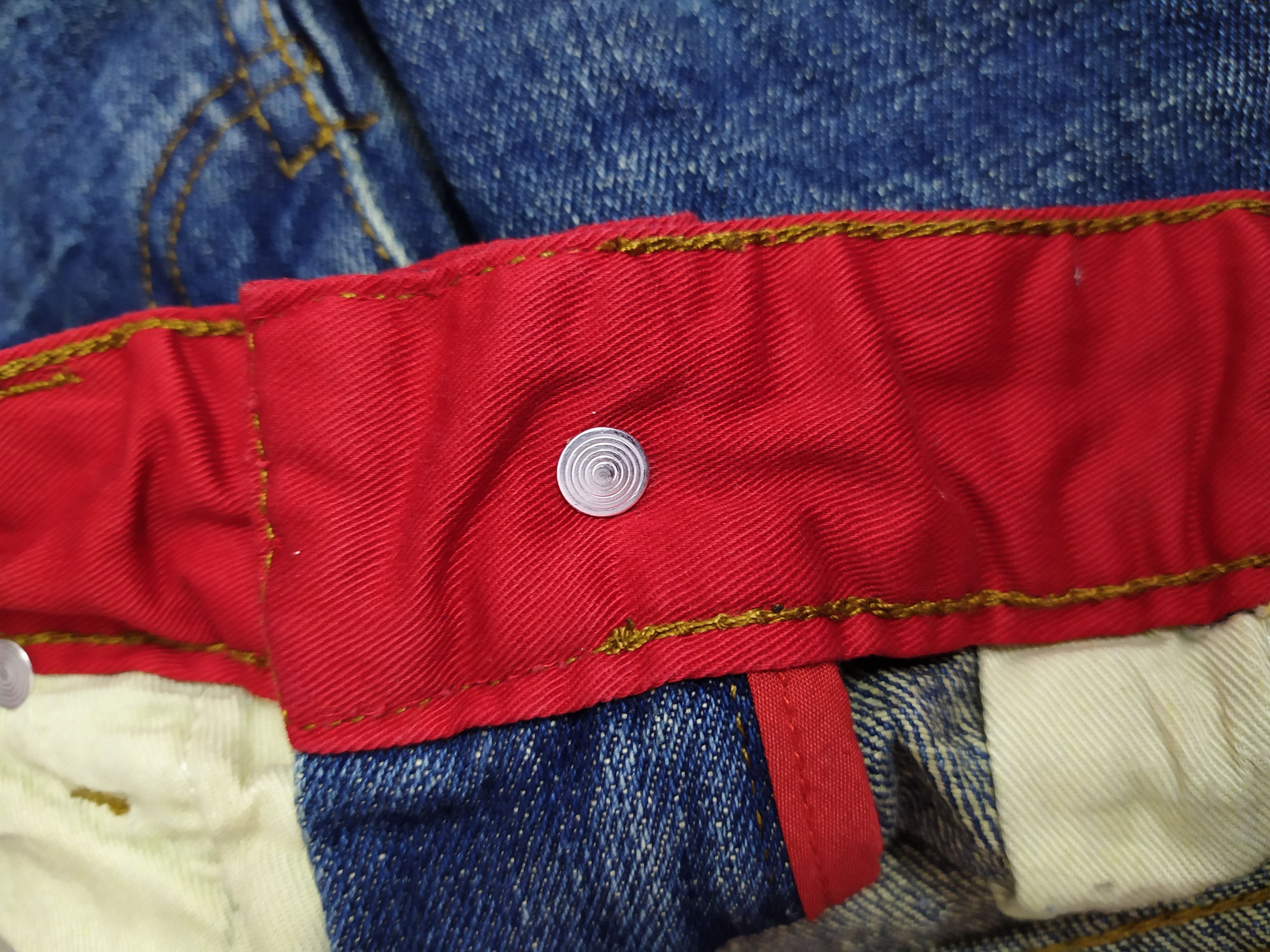 Japanese Brand BUKKIRABOU JAPAN DENIM ART SUKAJAN EMBROIDERED (B516) w29 Size US 29 - 13 Thumbnail
