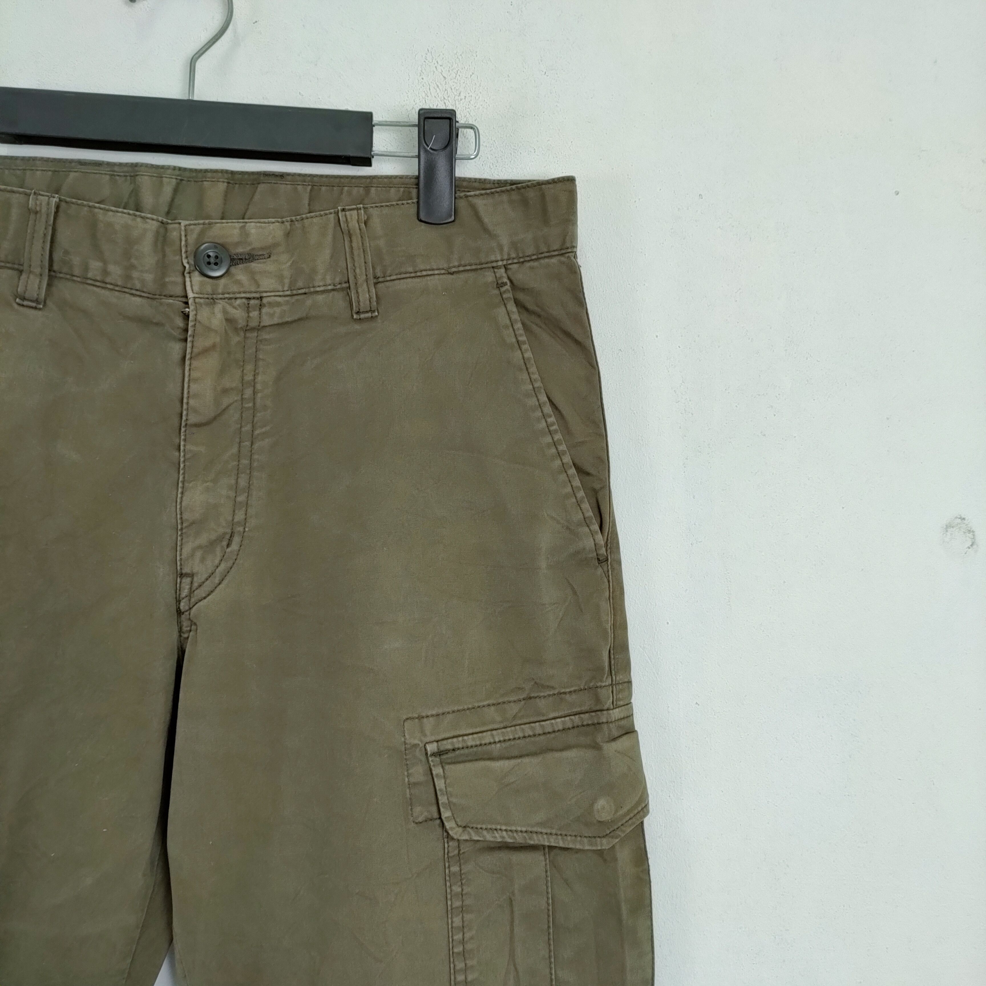 Japanese Brand JAPANESE BRAND FADED GREEN CARGO PANTS Size US 30 / EU 46 - 5 Thumbnail