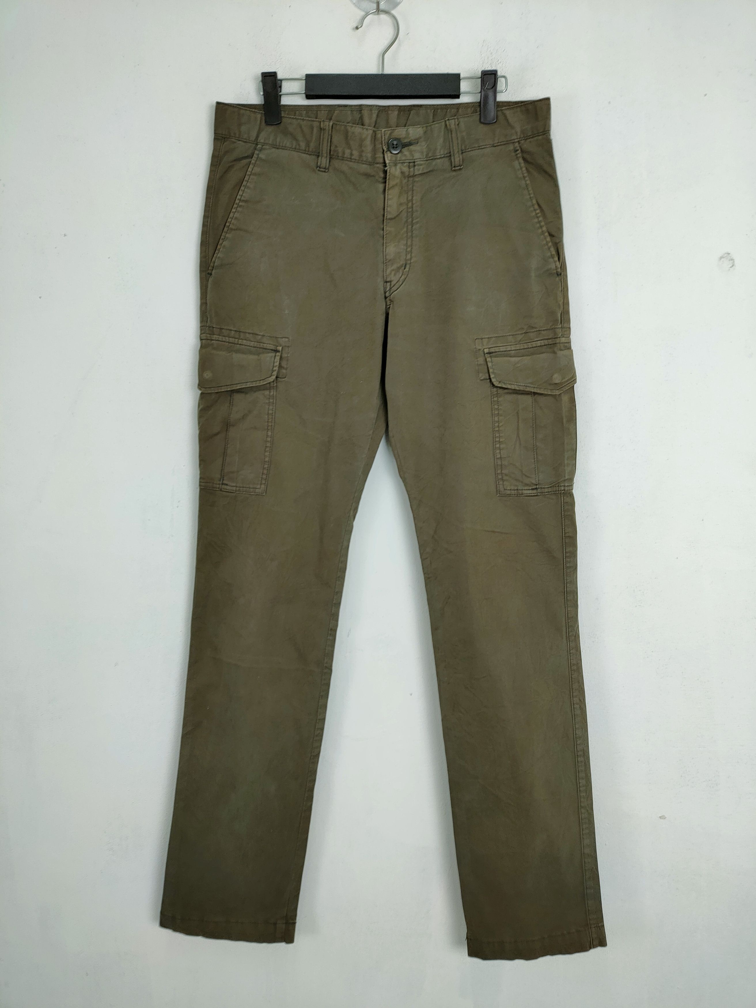 Japanese Brand JAPANESE BRAND FADED GREEN CARGO PANTS Size US 30 / EU 46 - 1 Thumbnail