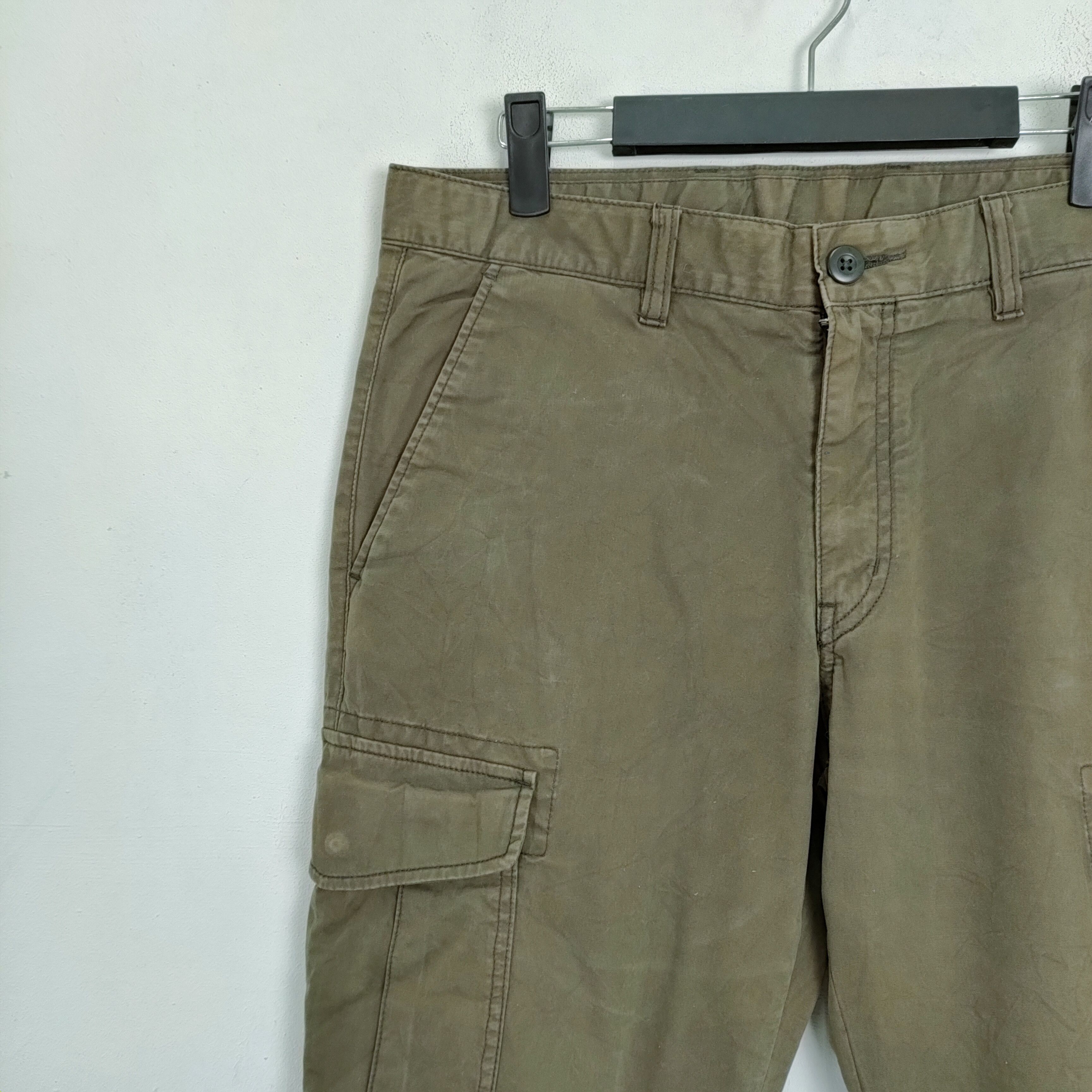 Japanese Brand JAPANESE BRAND FADED GREEN CARGO PANTS Size US 30 / EU 46 - 6 Thumbnail