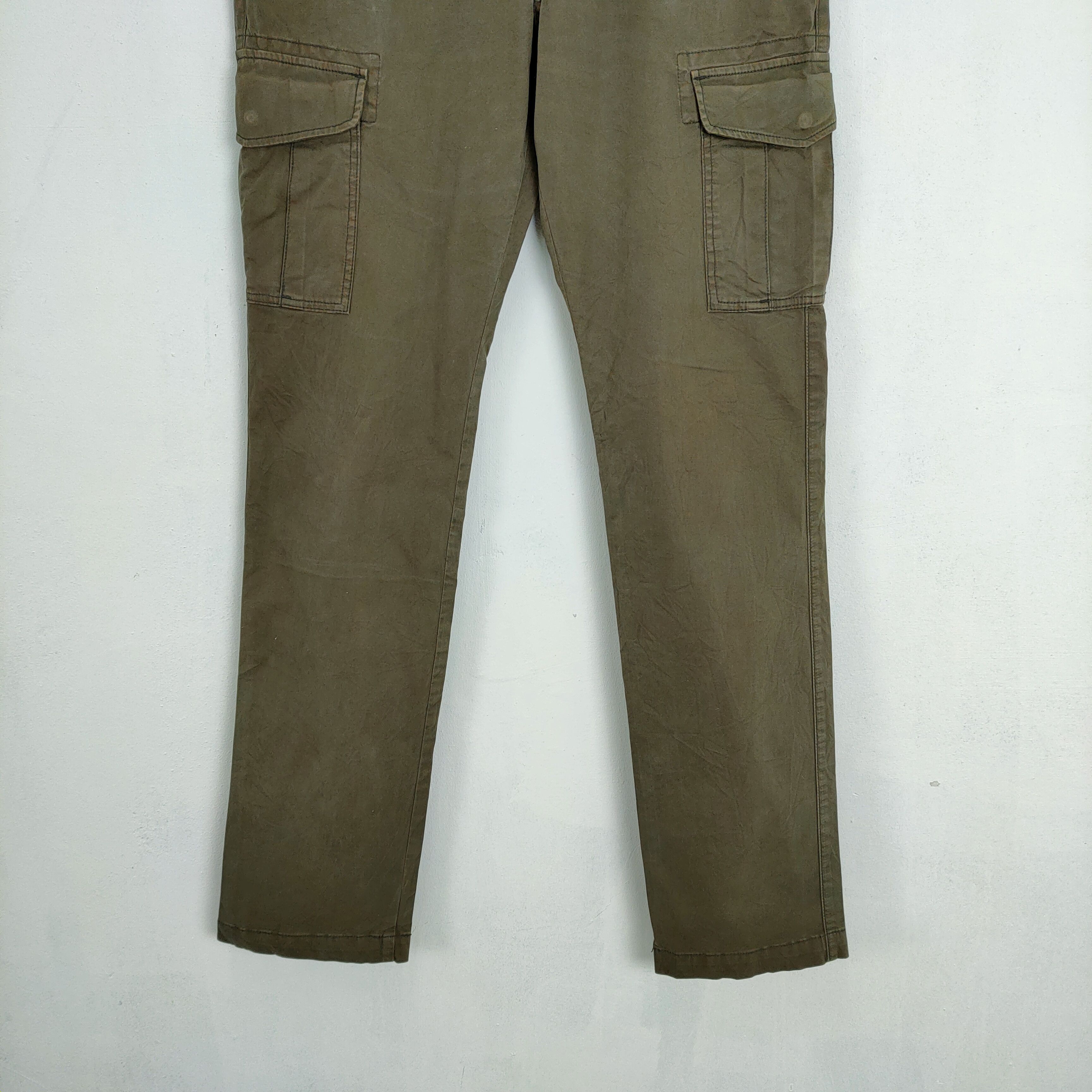 Japanese Brand JAPANESE BRAND FADED GREEN CARGO PANTS Size US 30 / EU 46 - 3 Thumbnail