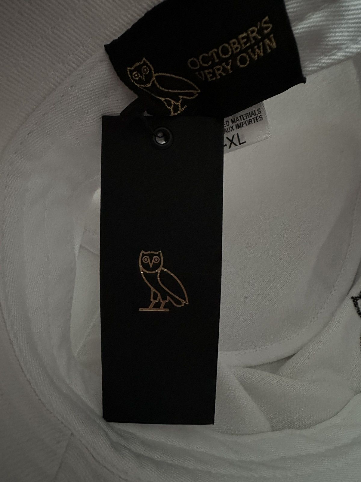 Drake × Hypebeast × October's Very Own OVO Owl White Bucket Hat (Brand New with Tags) rare Size ONE SIZE - 5 Thumbnail