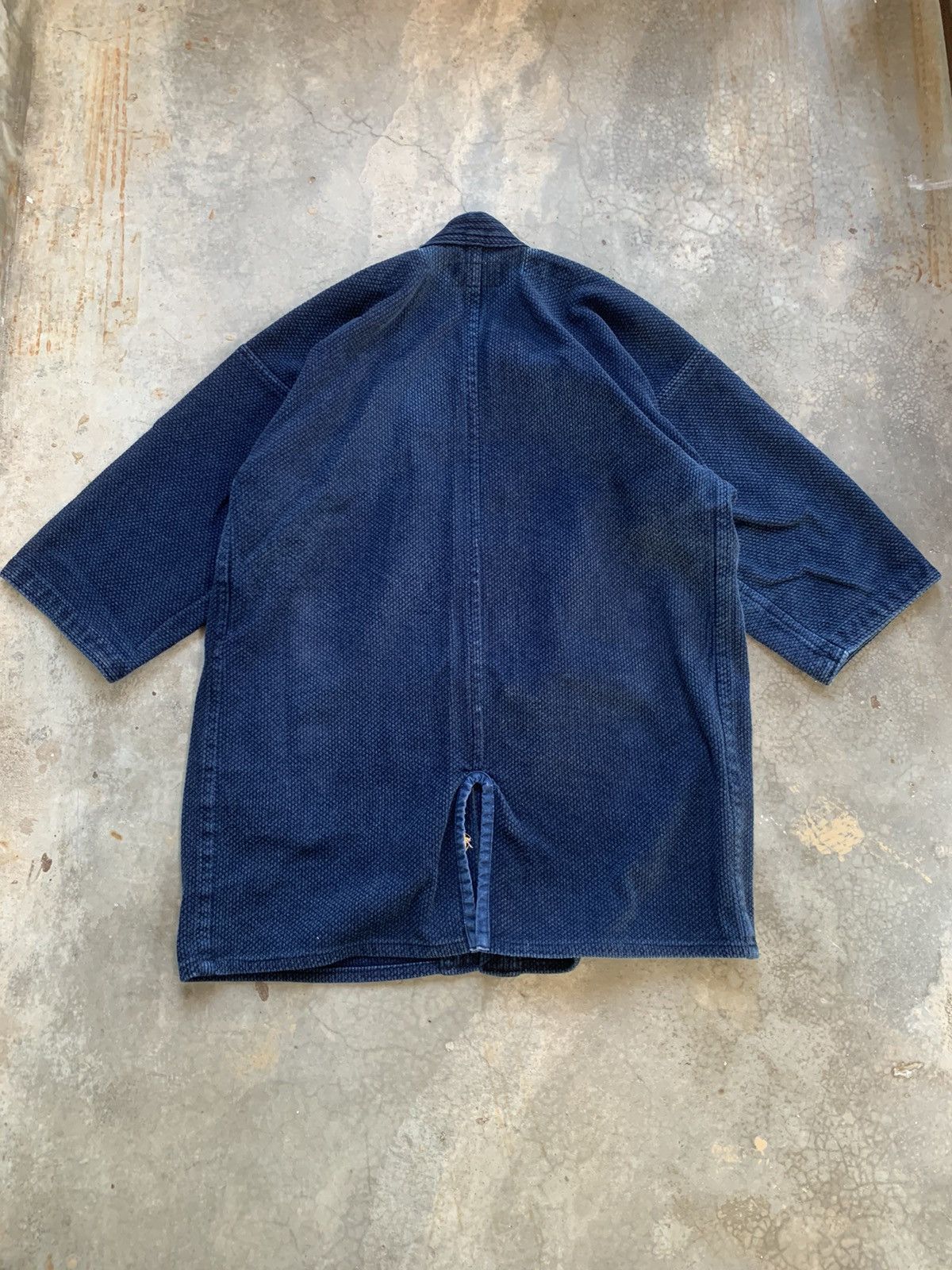 Japanese Brand Vintage Indigo Dyed Kendo Samurai Kimono Noragi Jacket Size US L / EU 52-54 / 3 - 2 Thumbnail