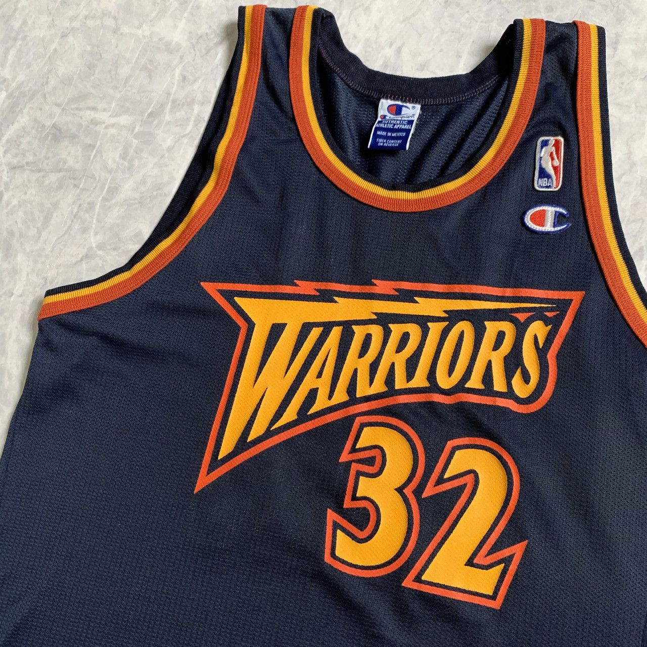 Champion × NBA × Vintage VTG 90s NBA GOLDEN STATE WARRIORS JOE SMITH CHAMPION JERSEY Size US L / EU 52-54 / 3 - 3 Thumbnail