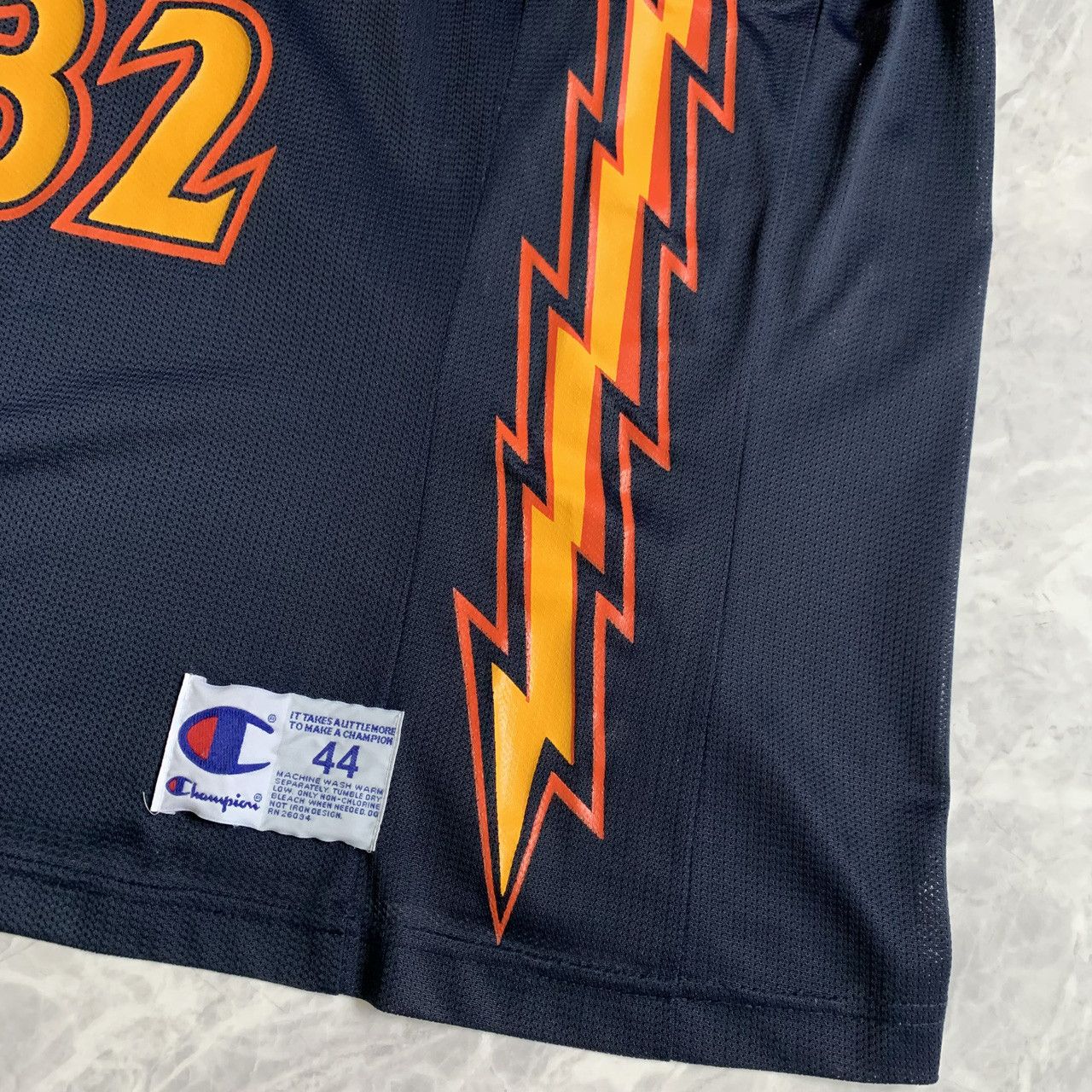 Champion × NBA × Vintage VTG 90s NBA GOLDEN STATE WARRIORS JOE SMITH CHAMPION JERSEY Size US L / EU 52-54 / 3 - 6 Thumbnail