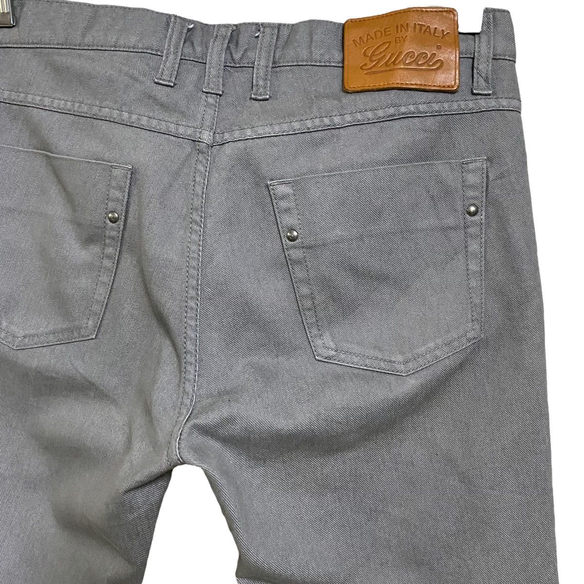 Gucci Gucci Grey Denim Jeans Tom Ford Size US 31 - 3 Thumbnail