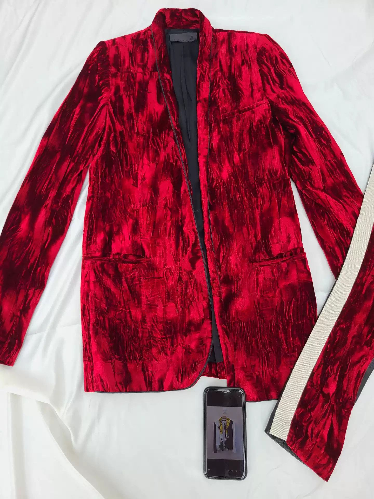 Haider Ackermann Haider AckermannVelvet blazer suits size s Size US S / EU 44-46 / 1 - 1 Thumbnail