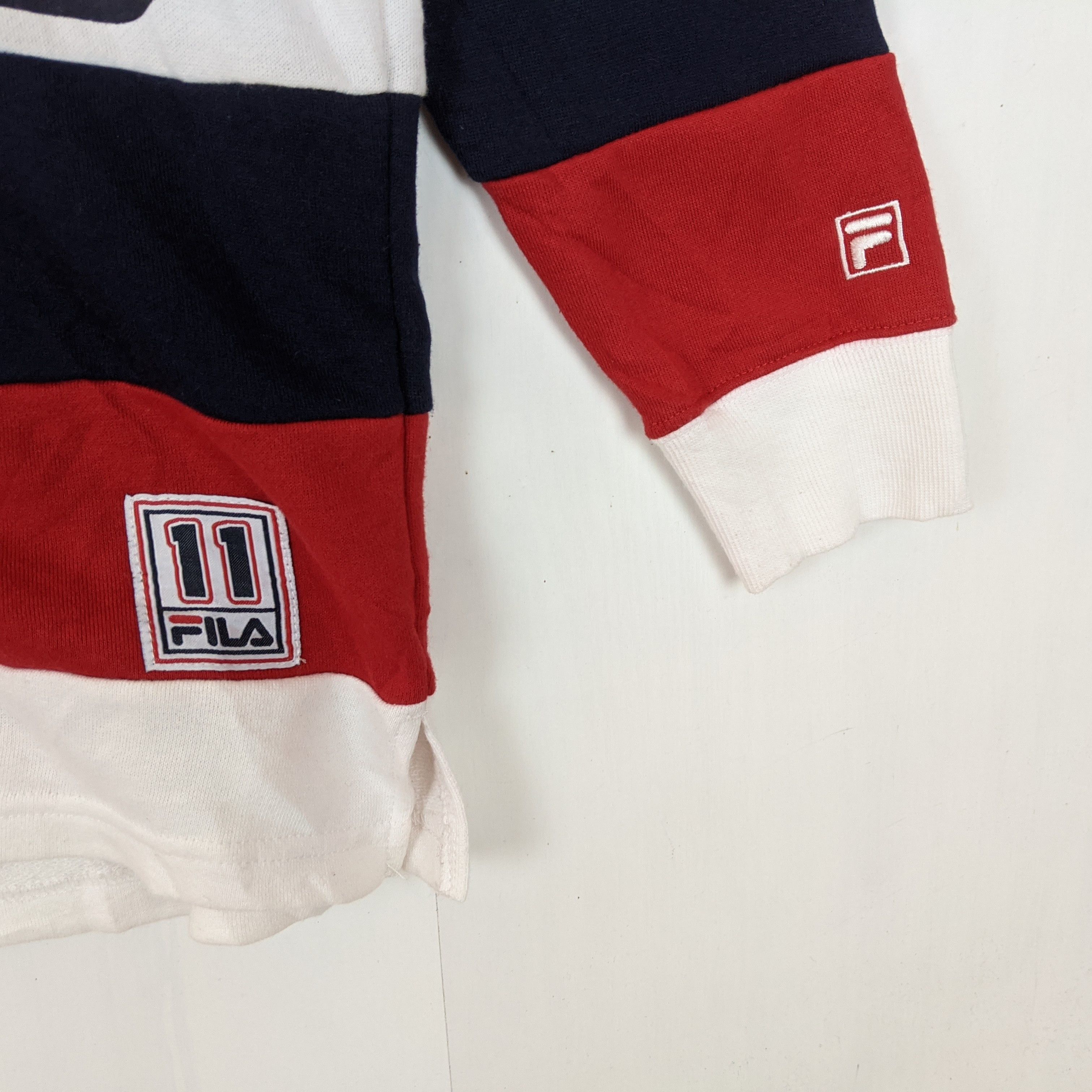 Fila FILA Big Logo Spell Out Jumper Sweatshirt Size L / US 10 / IT 46 - 9 Thumbnail