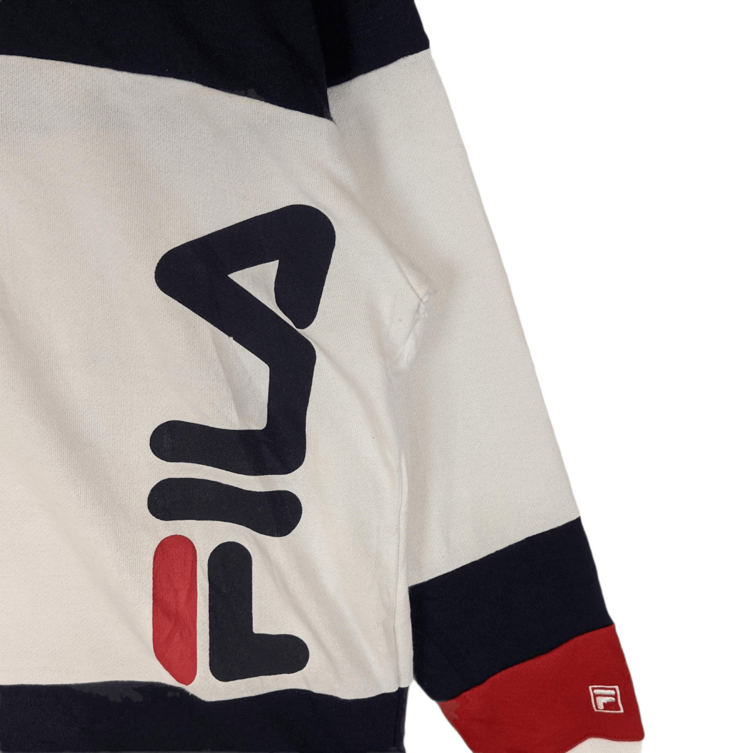 Fila FILA Big Logo Spell Out Jumper Sweatshirt Size L / US 10 / IT 46 - 4 Thumbnail