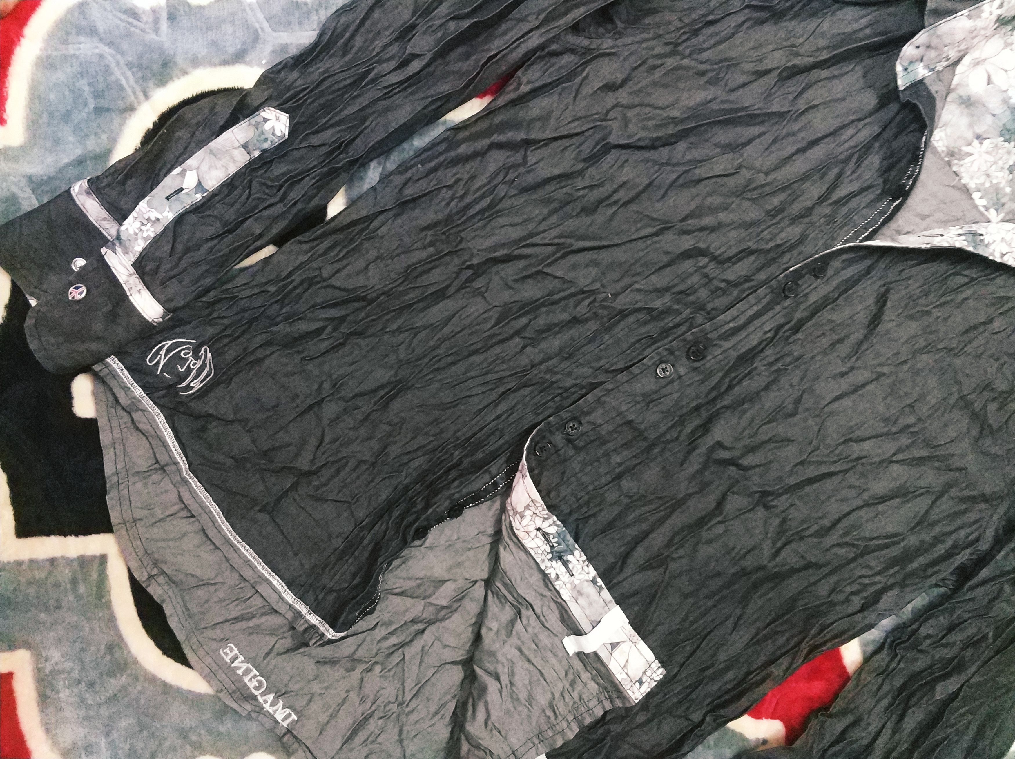 English Laundry 🔥Rare English Laundry x John Lennon Black Floral Shirt Size US M / EU 48-50 / 2 - 3 Thumbnail