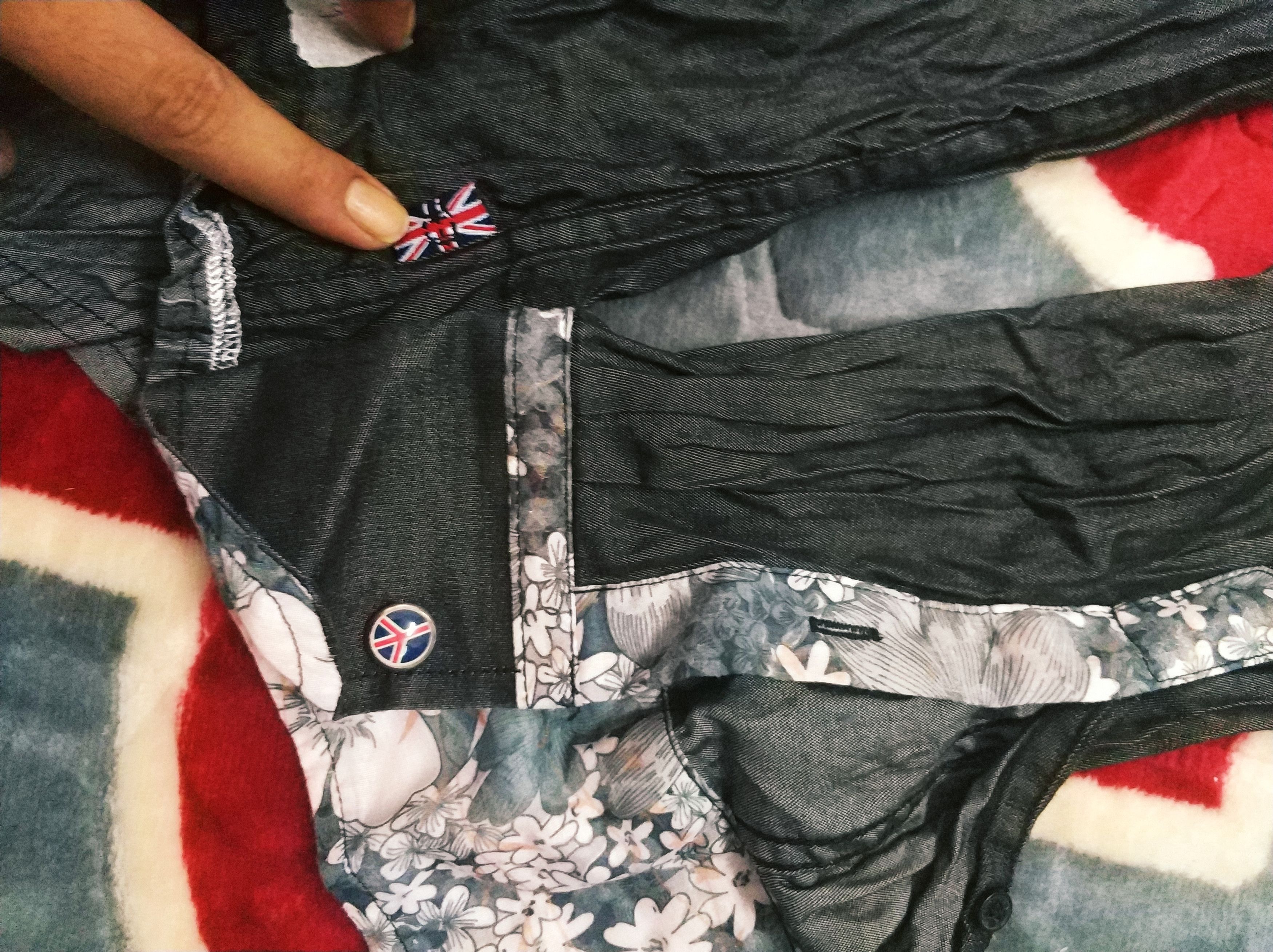 English Laundry 🔥Rare English Laundry x John Lennon Black Floral Shirt Size US M / EU 48-50 / 2 - 8 Thumbnail