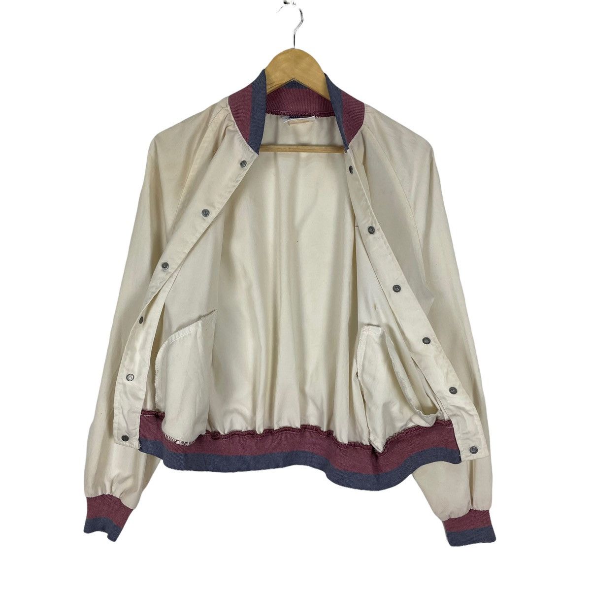 Nike × Vintage ☀️90s NIKE OREN TAG VARSITY LIGHT JACKET Size US S / EU 44-46 / 1 - 6 Thumbnail