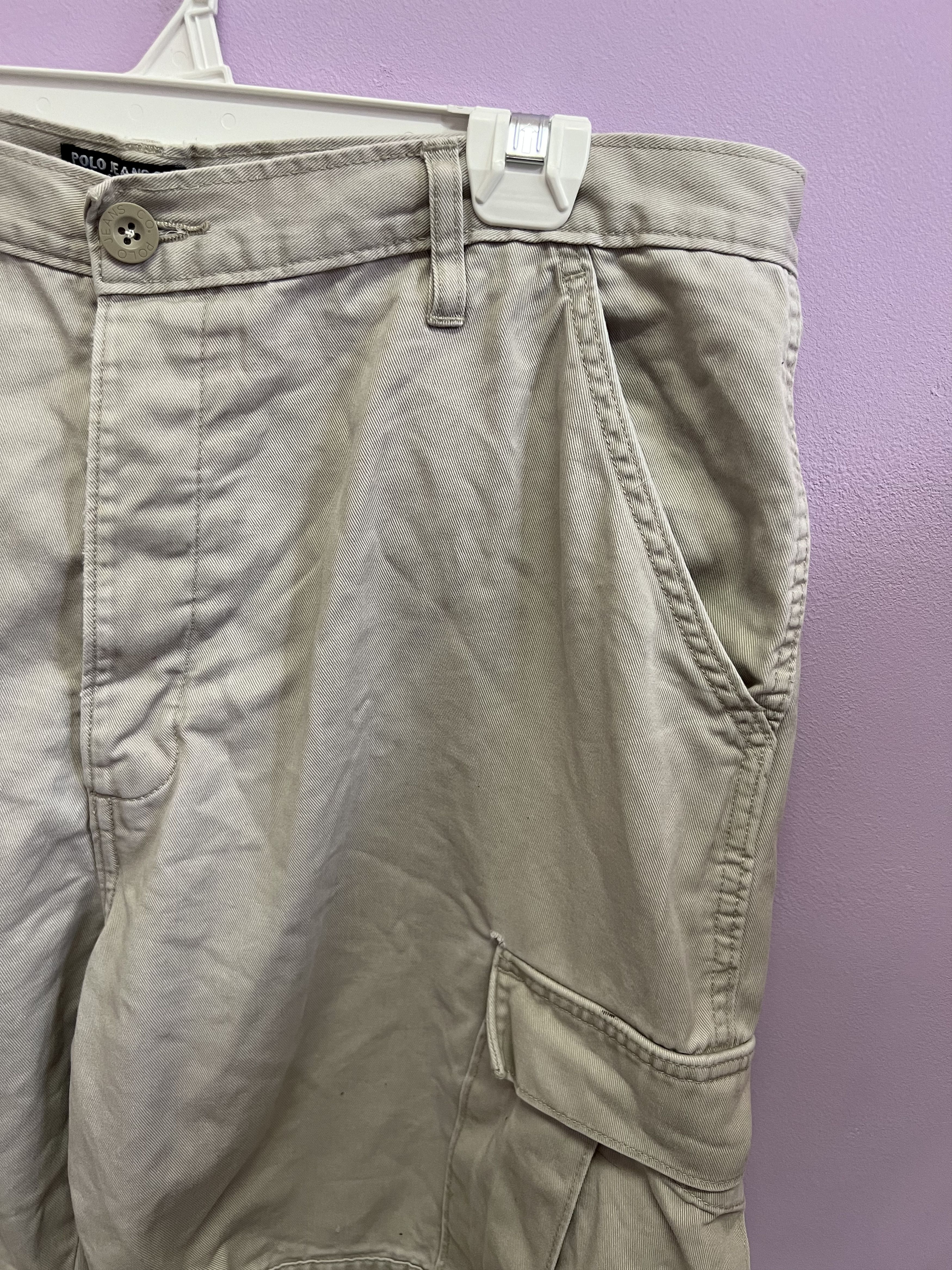 Polo Ralph Lauren 🔥Distressed Vintage Polo Ralph Lauren Cargo Pants Size US 37 - 8 Thumbnail