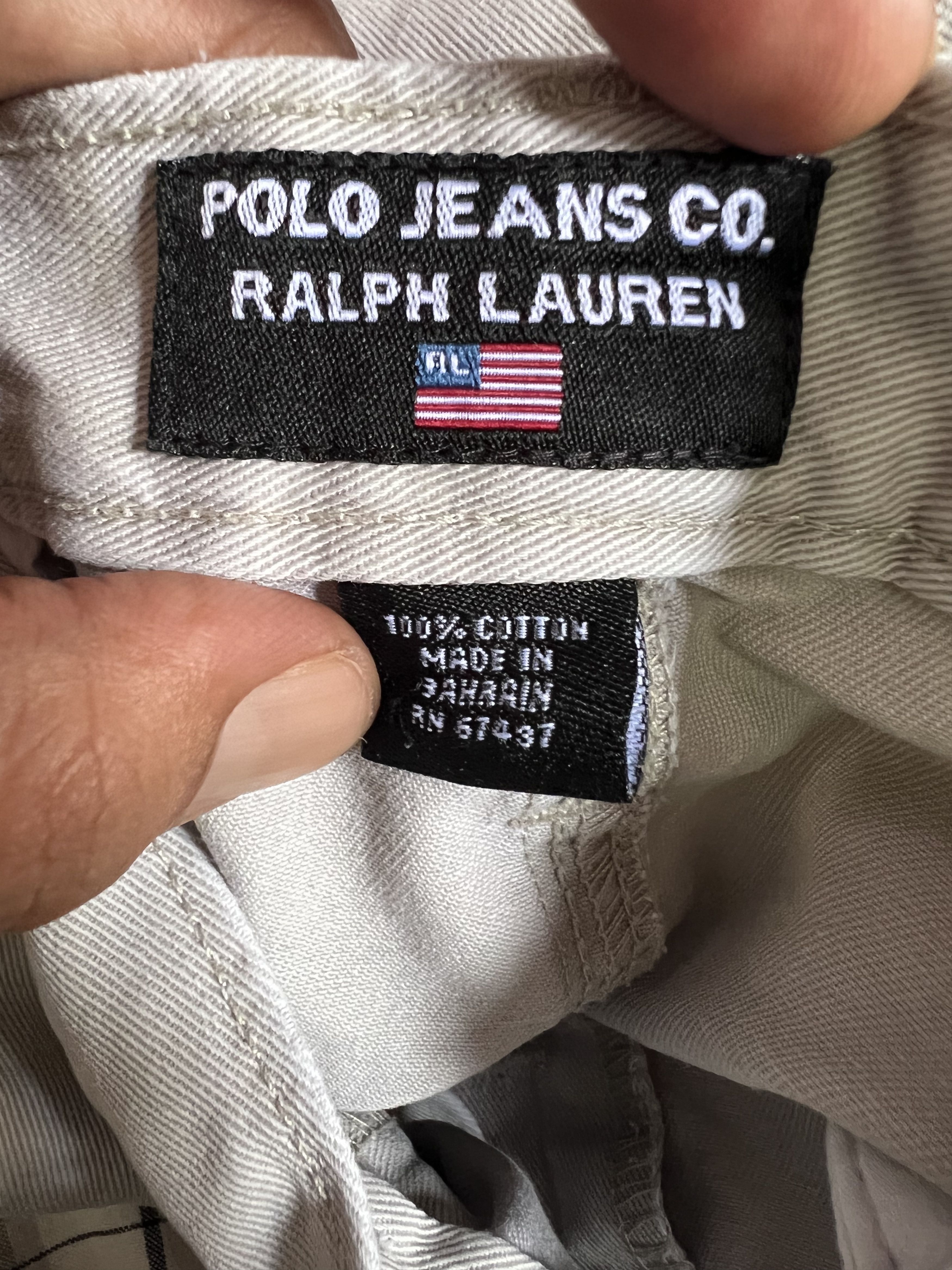 Polo Ralph Lauren 🔥Distressed Vintage Polo Ralph Lauren Cargo Pants Size US 37 - 18 Thumbnail